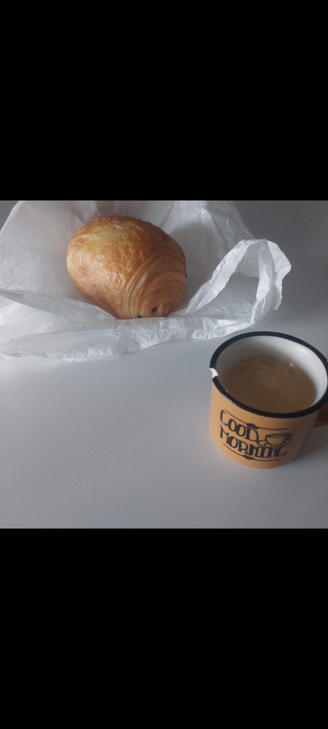 Expresso pain au chocolat 
Histoire de bien finir la semaine 