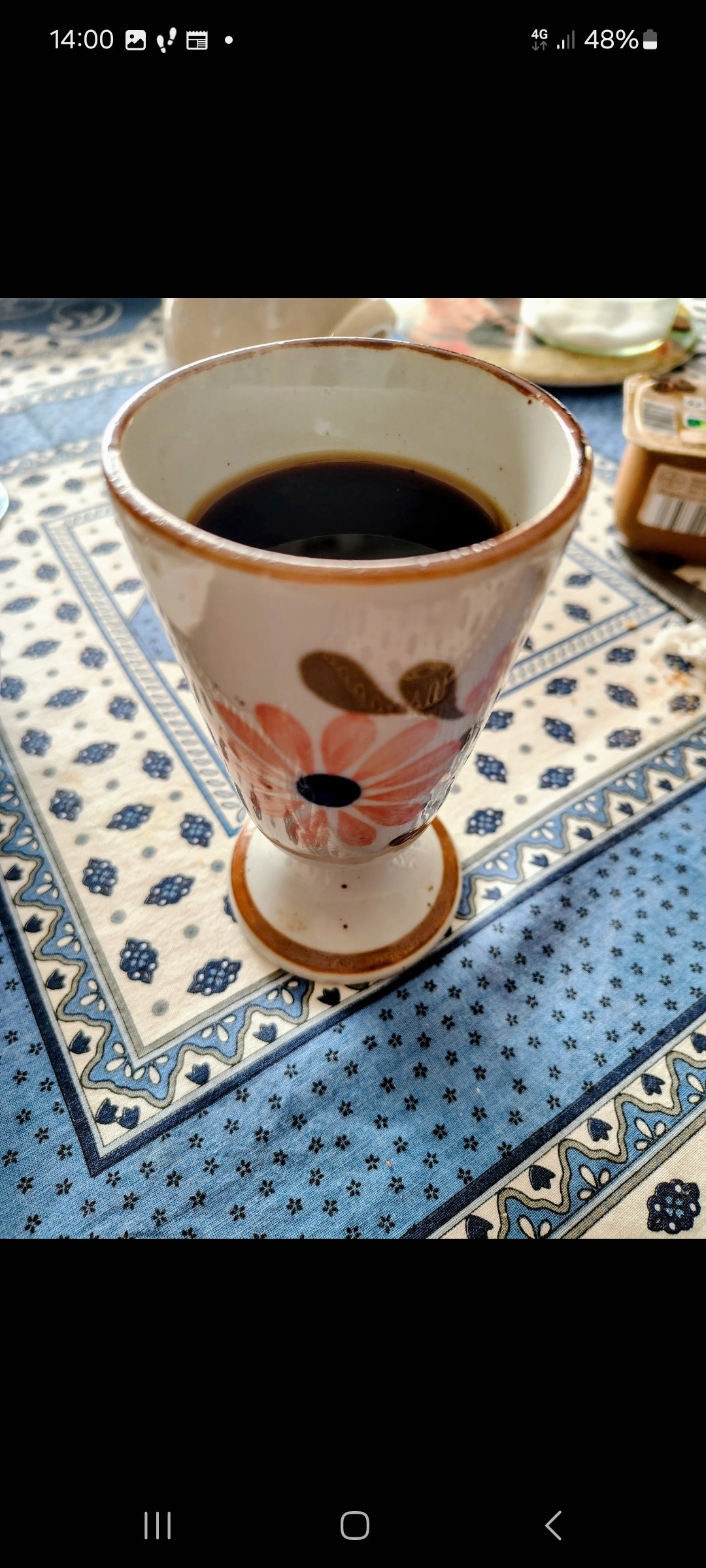 Petit arrêt pour un café en famille 

