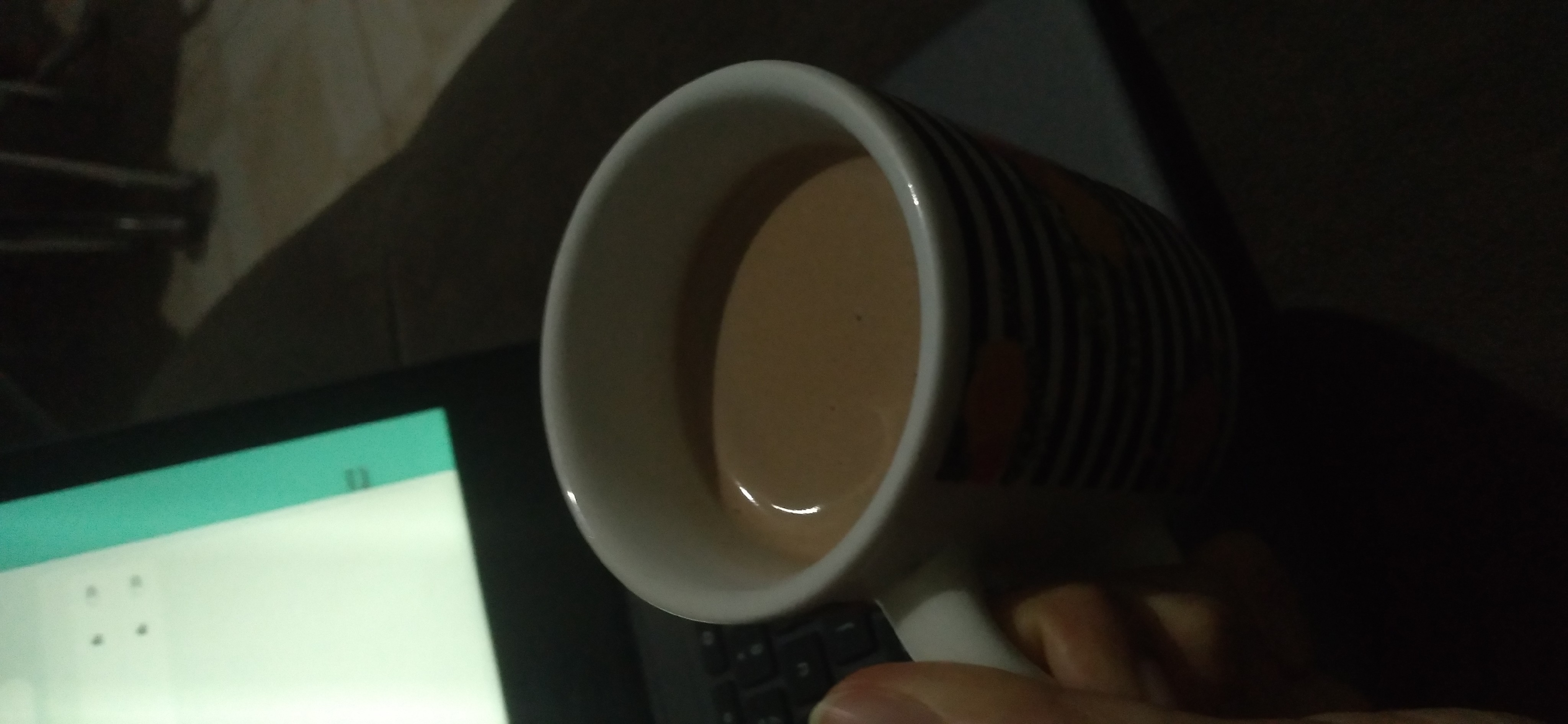 meu Cappuccino da noite.😋