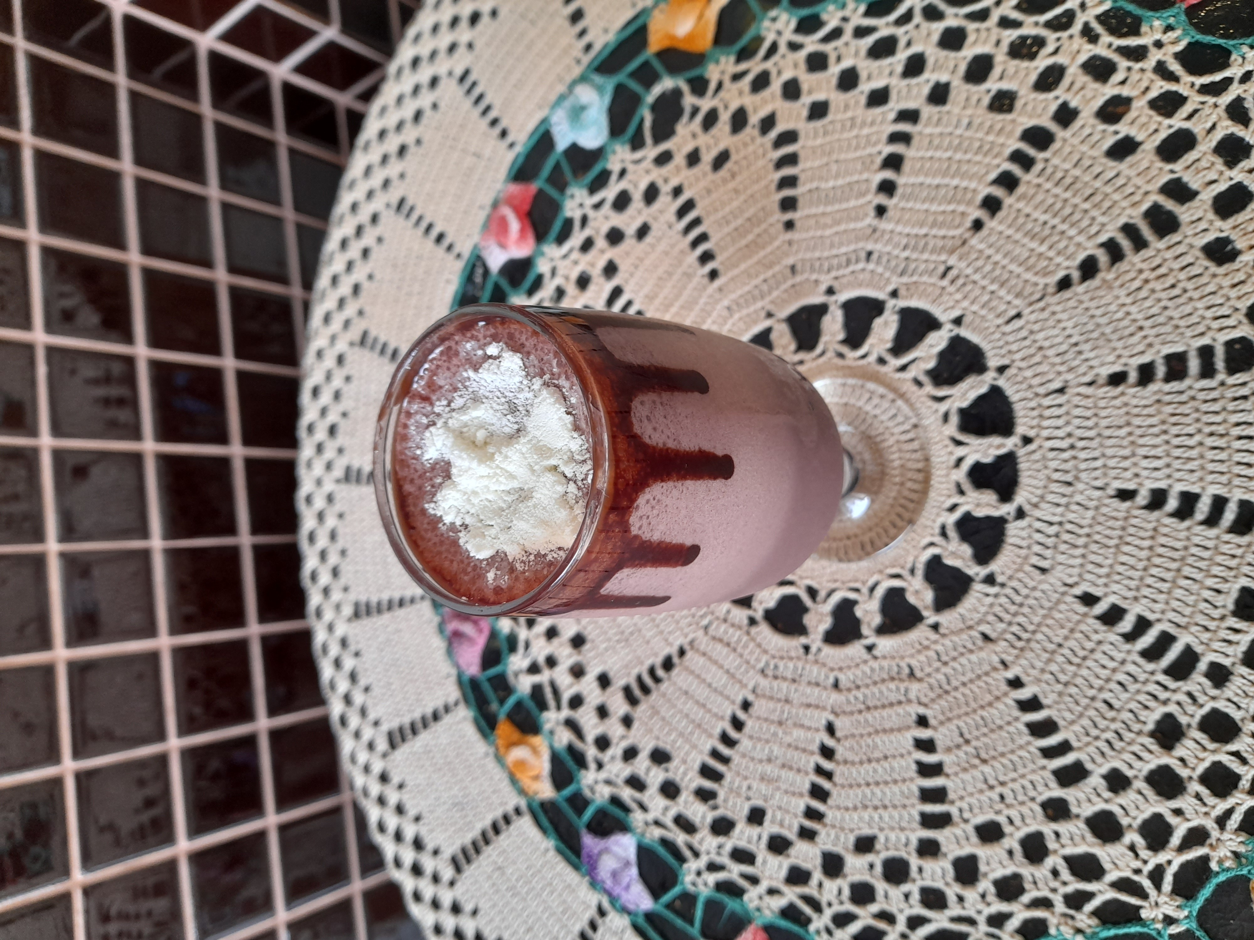 chocolate gelado e cappucino gelado 😋