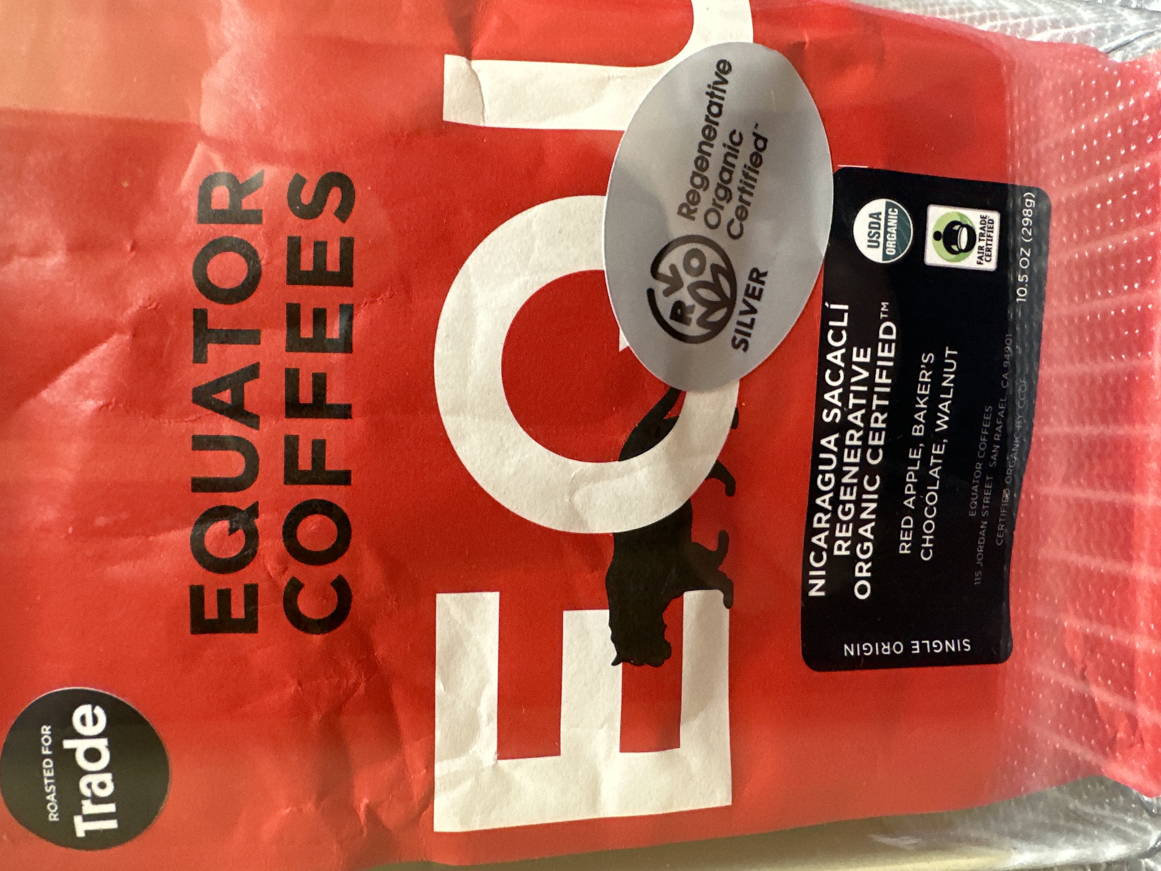 good coffee but not a standout; heavy shavings in grinder