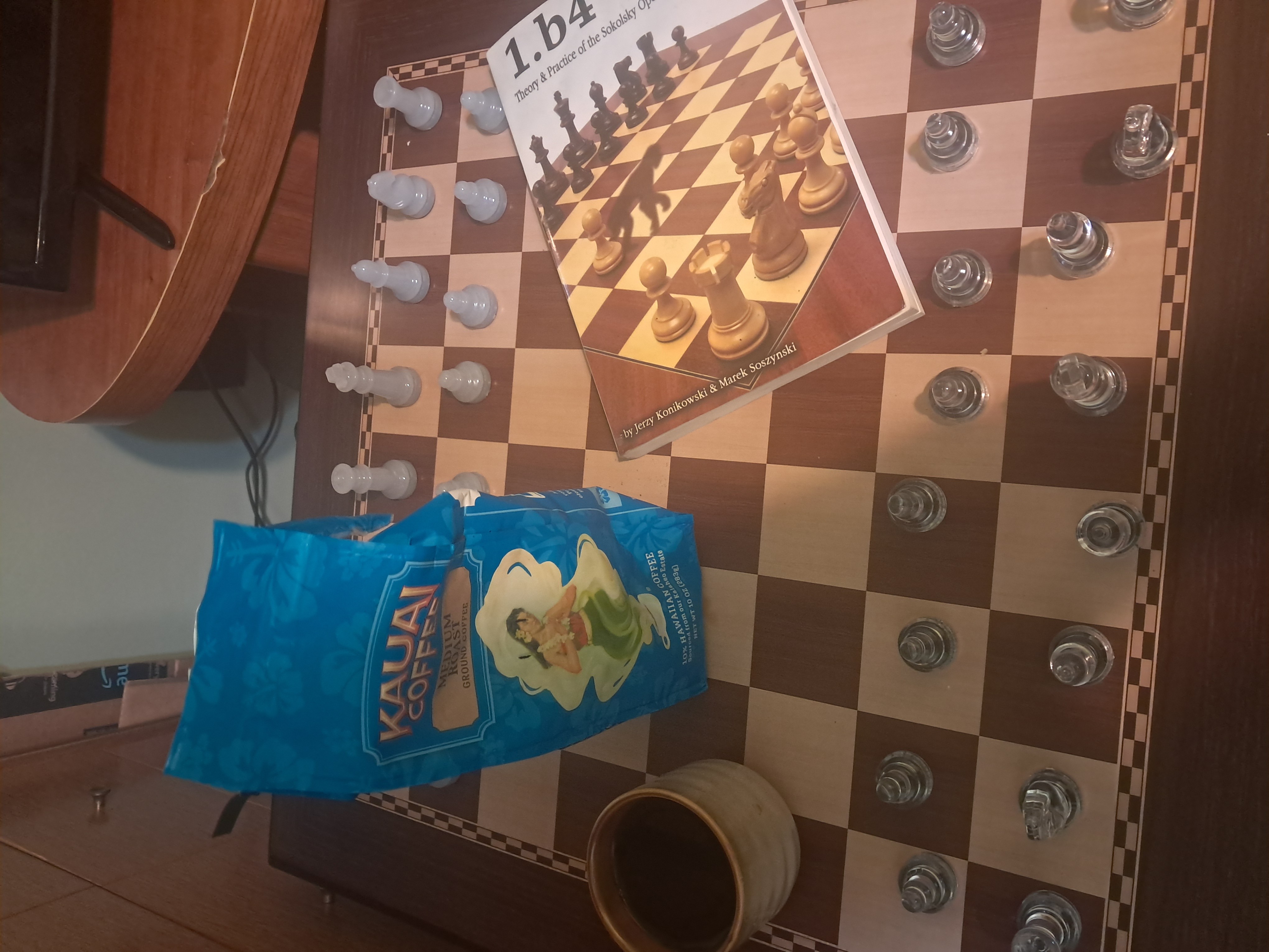 chess and coffee go hand in hand 