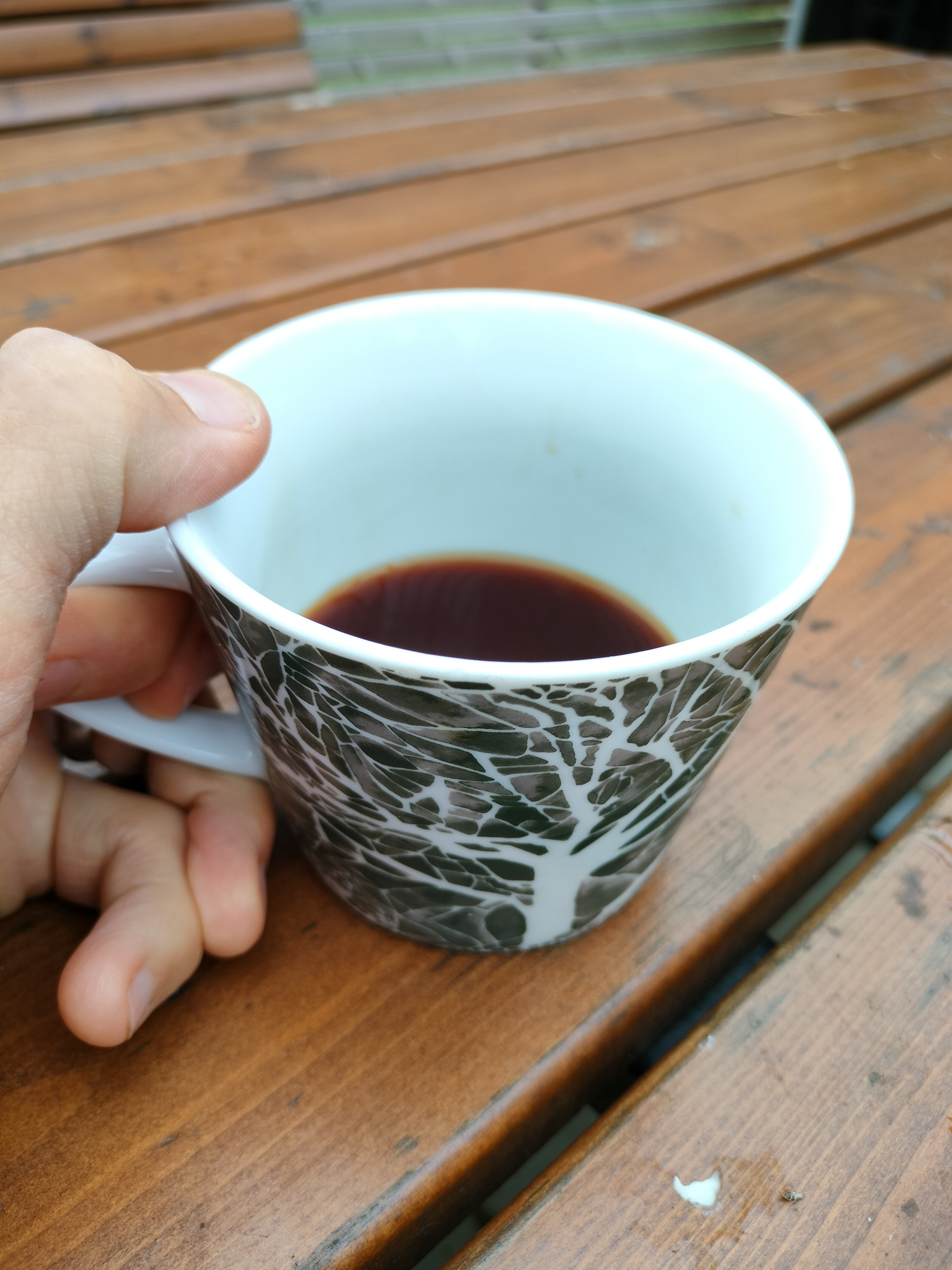 French pressed in cold Swedish summer.