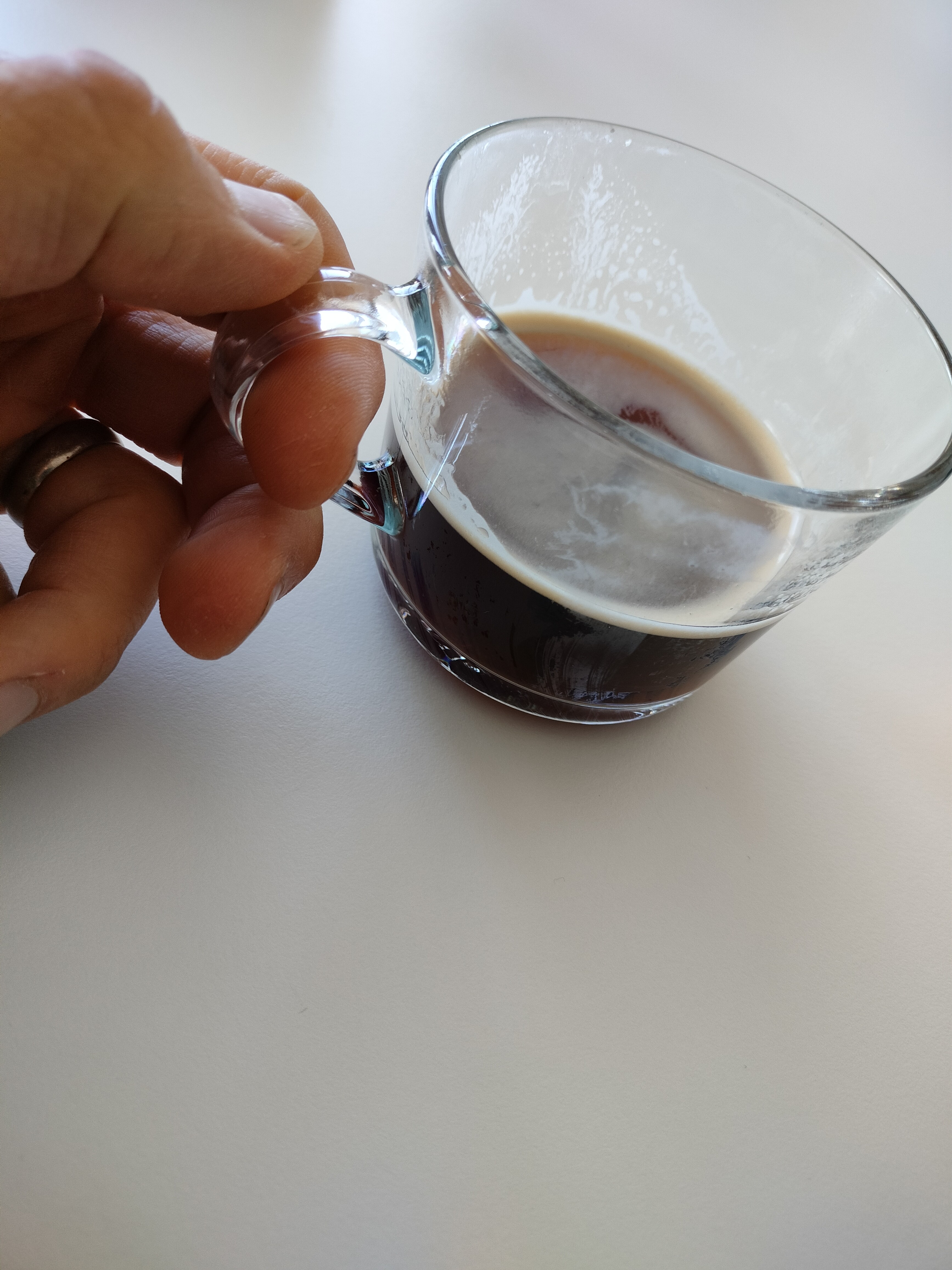Too weak espresso.
Stjørdal, Norway. 