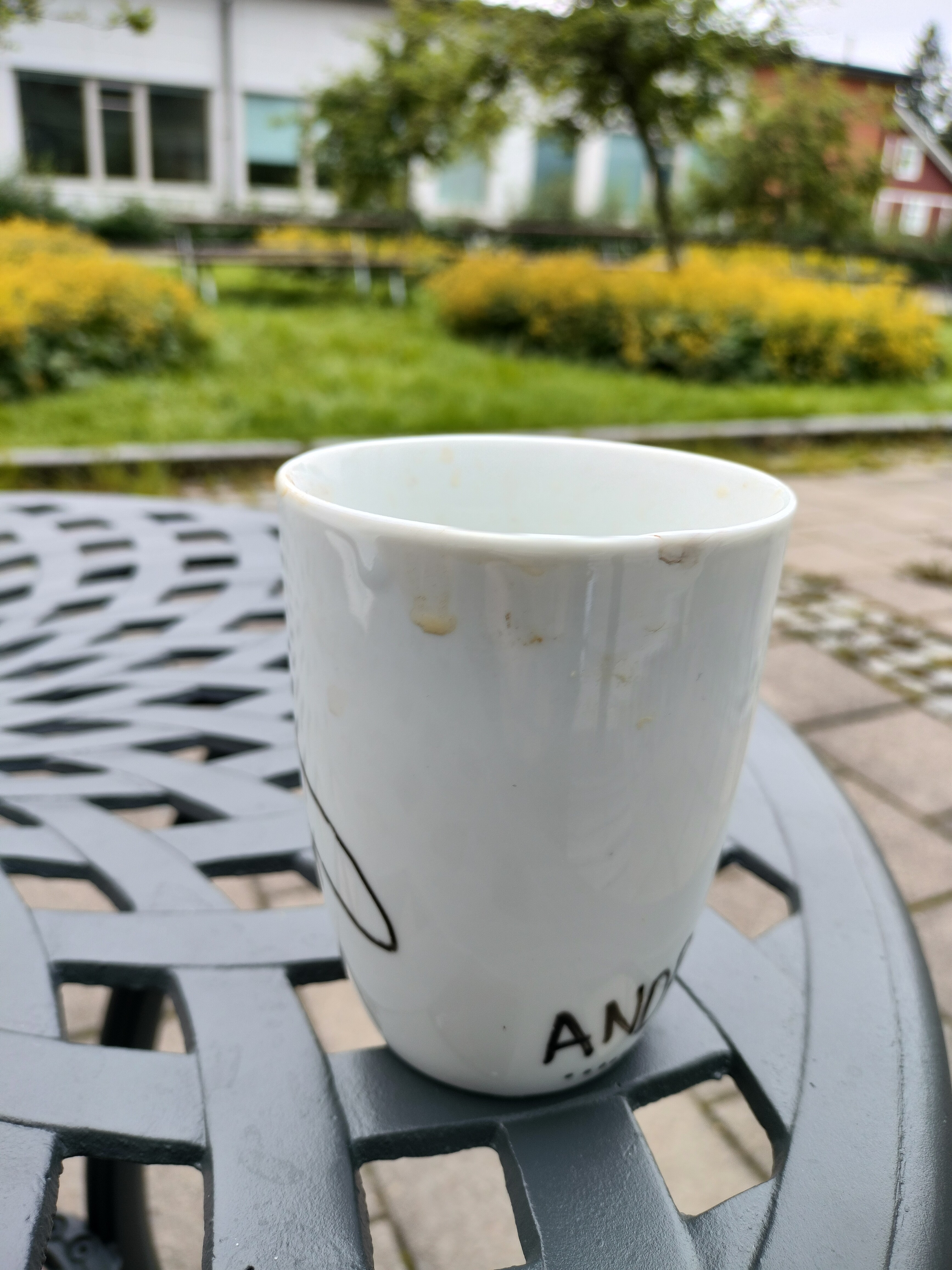 Morning cup. At work.