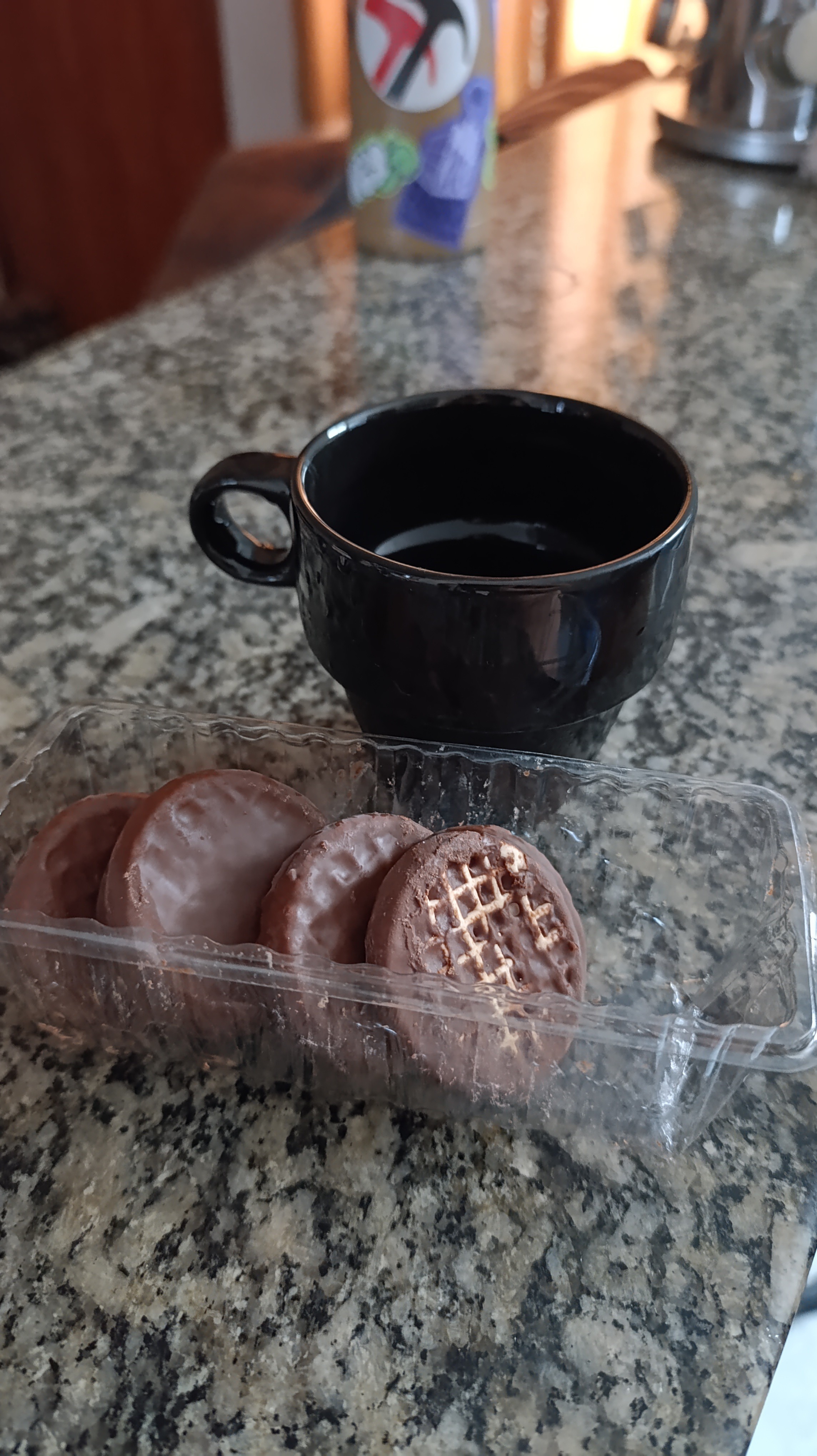 cinnamon cookies and coffee.