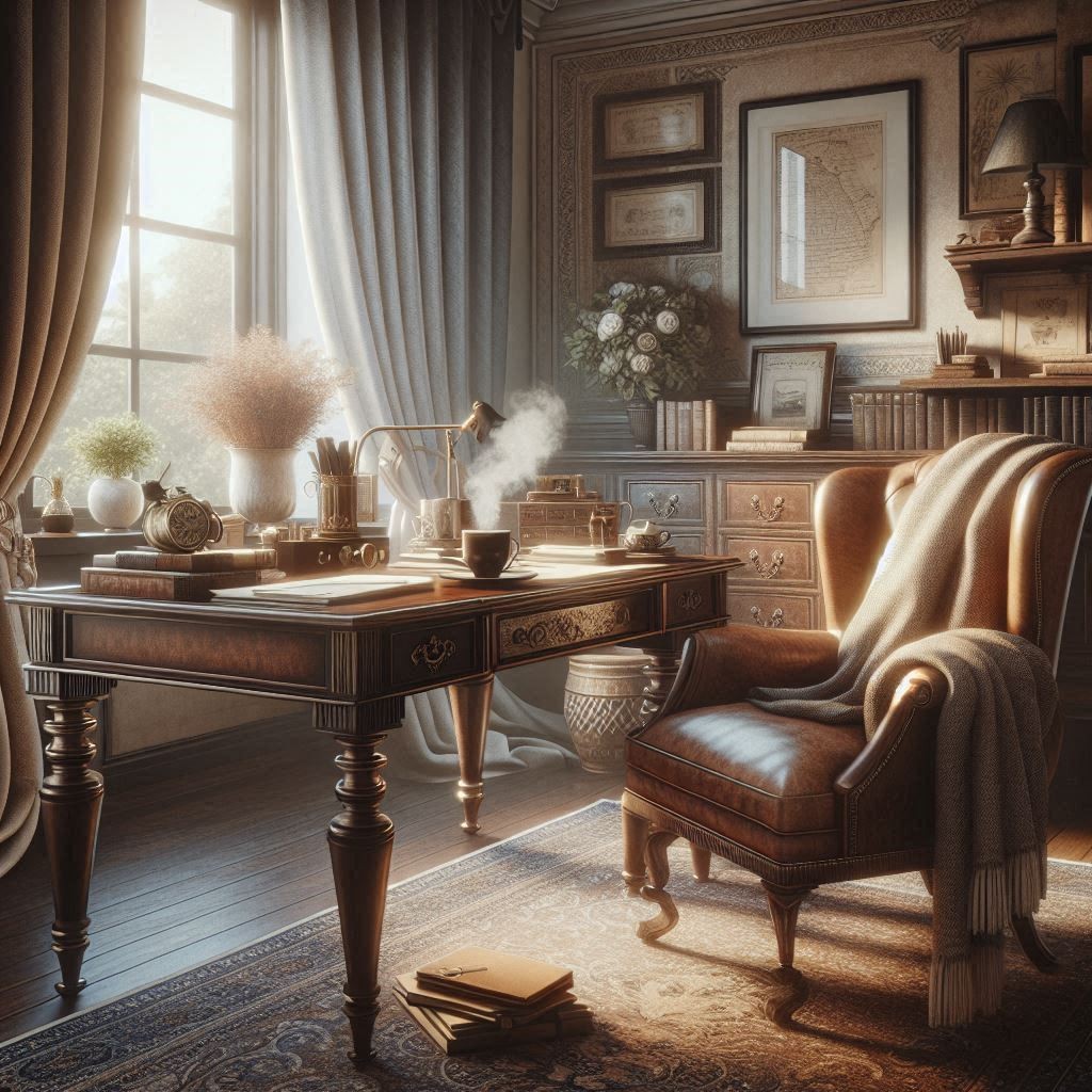 In this moment, it's not just about the coffee. It's the quiet before the storm of ideas, the calm that fuels the passion to push boundaries and make a difference. A cozy, timeless space where focus meets comfort, and every sip reminds you of why you are here—dedicated to the grind, but always finding peace in the process.