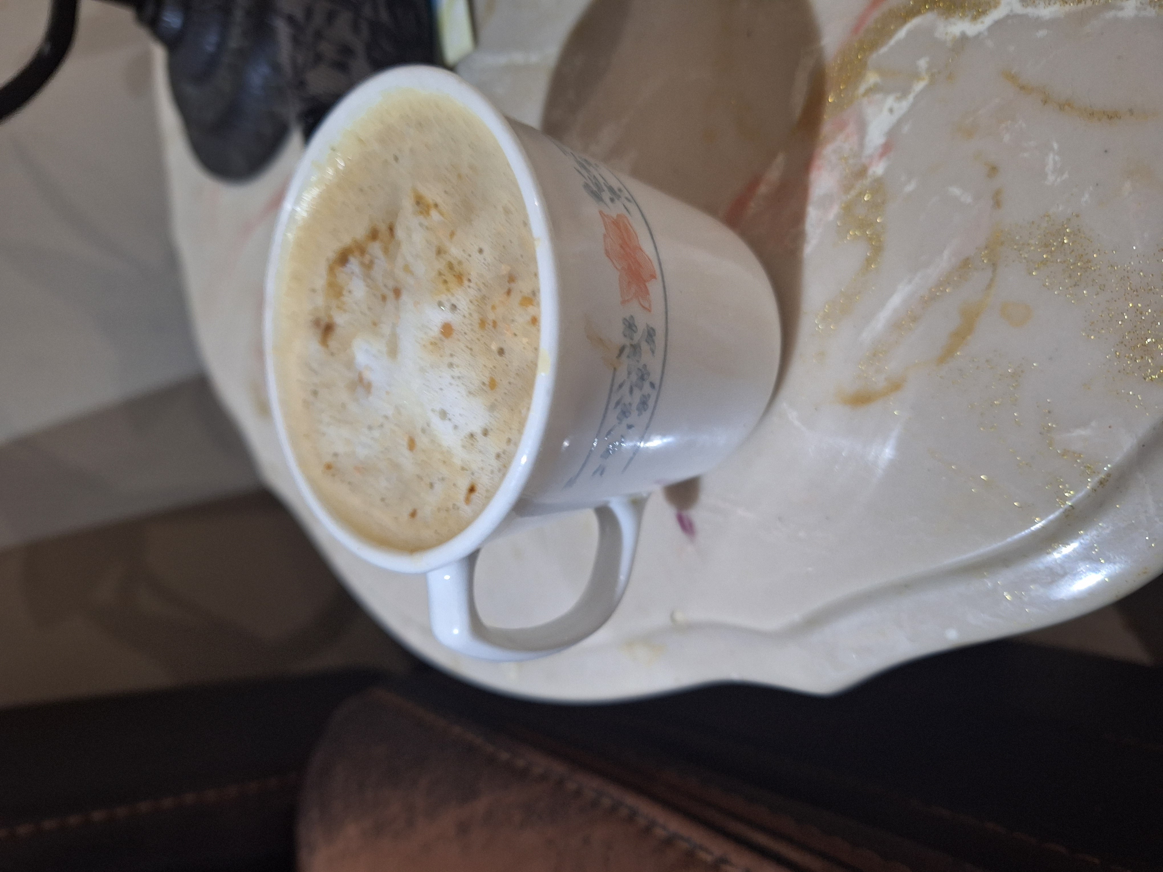 Cappucino & Latte Moments on windy, chilly evenings/nights; post-bedtime routine :) 😀 

Coffee Buddies are the best. Send this to yours! 