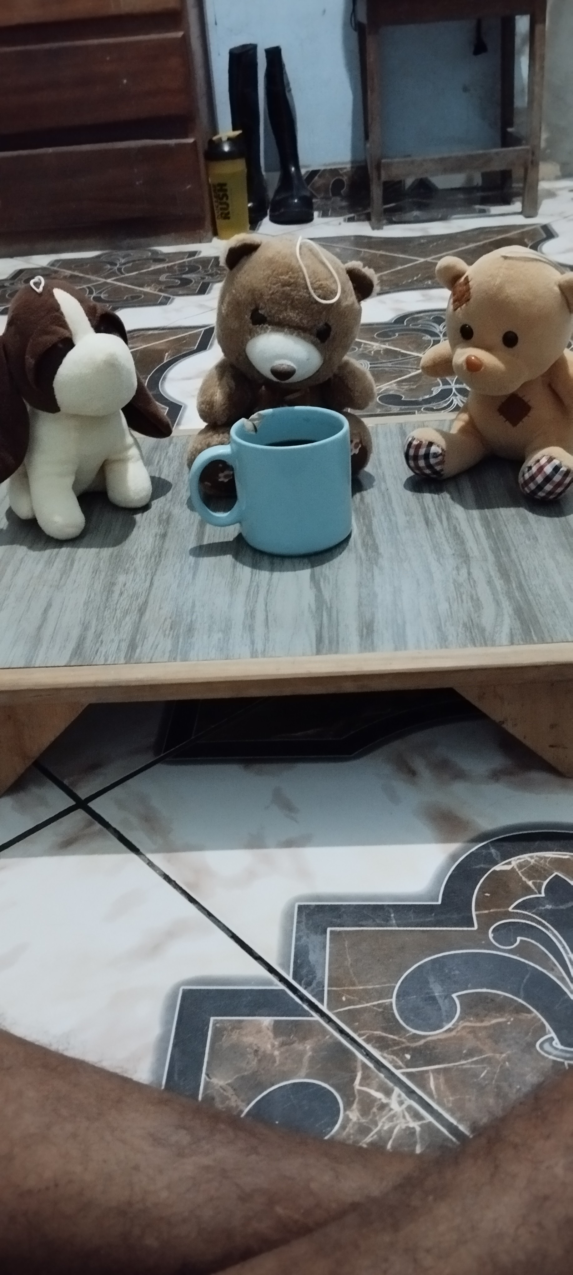 Café com eles 🧸