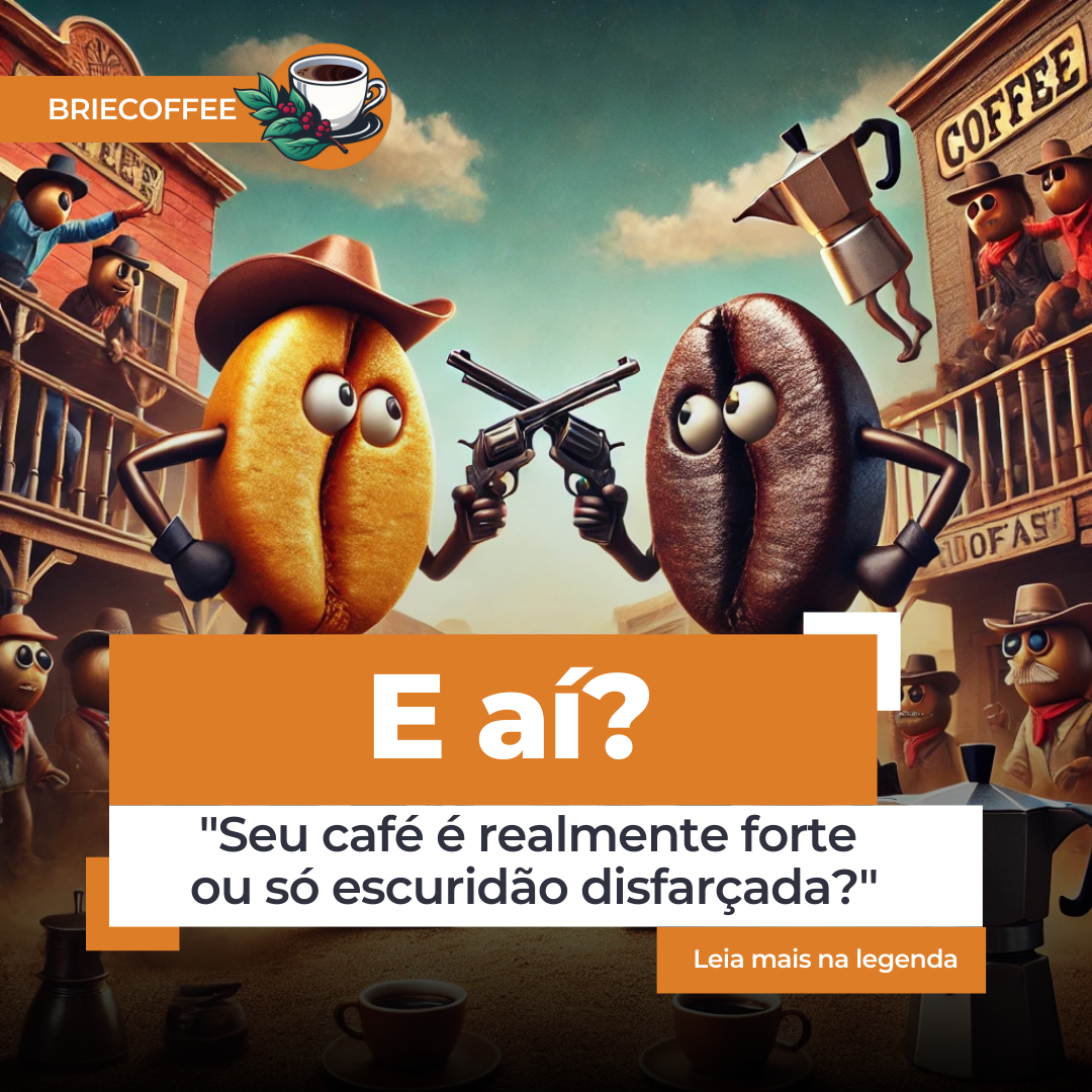 ☕ A Torra Escura: Estratégia ou Escolha?
Os cafés comercializados como “extraforte” ou “tradicional” costumam ser feitos com torras escuras, às vezes quase carbonizadas. Mas por quê? Esse tipo de torra é usado, muitas vezes, para mascarar imperfeições dos grãos. Grãos de baixa qualidade – como aqueles que podem ter defeitos ou não possuem uma origem de destaque – perdem suas características originais na torra excessiva.

O resultado? Um sabor amargo e “queimado” que se sobrepõe a qualquer traço de defeito. Para torná-lo mais palatável, muitos produtores adicionam açúcar durante a torra, criando um café que precisa de açúcar extra na xícara para equilibrar o sabor.

Já a torra clara ou média respeita o grão e revela sua verdadeira essência: doçura natural, caramelização perfeita e um perfil aromático único. Nada de esconder, só qualidade e autenticidade. 
A torra clara ou média é a escolha de quem valoriza um café autêntico, que respeita o consumidor e o trabalho de quem cultiva. O sabor fala por si só: leve, complexo e equilibrado, sem necessidade de camuflagens.