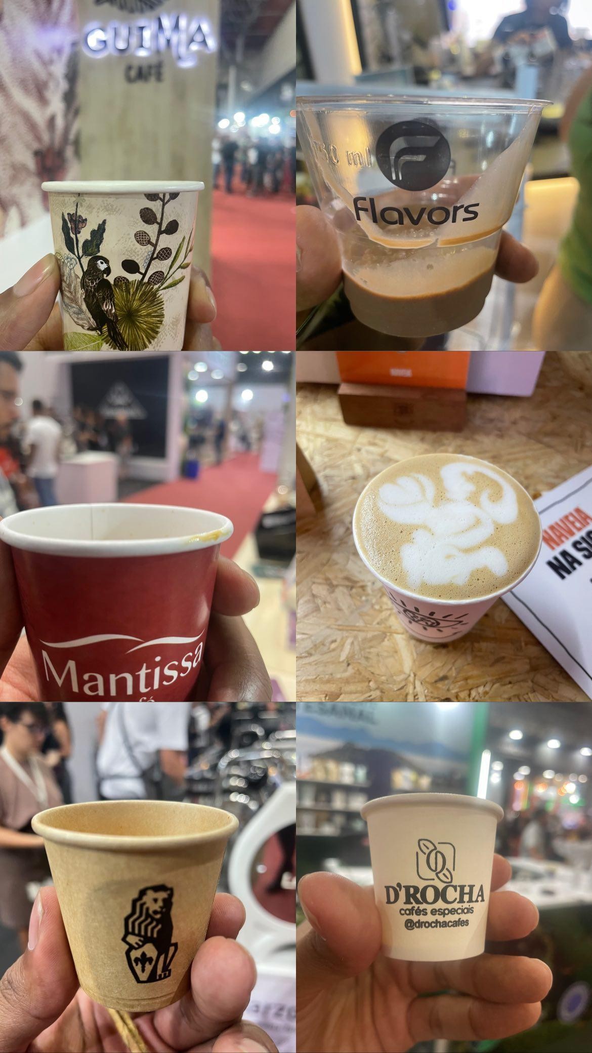 Relembrando esse combo de cafés espressos que tomei na minha ida a SIC em Belo Horizonte, Minas Gerais. ☕🇧🇷