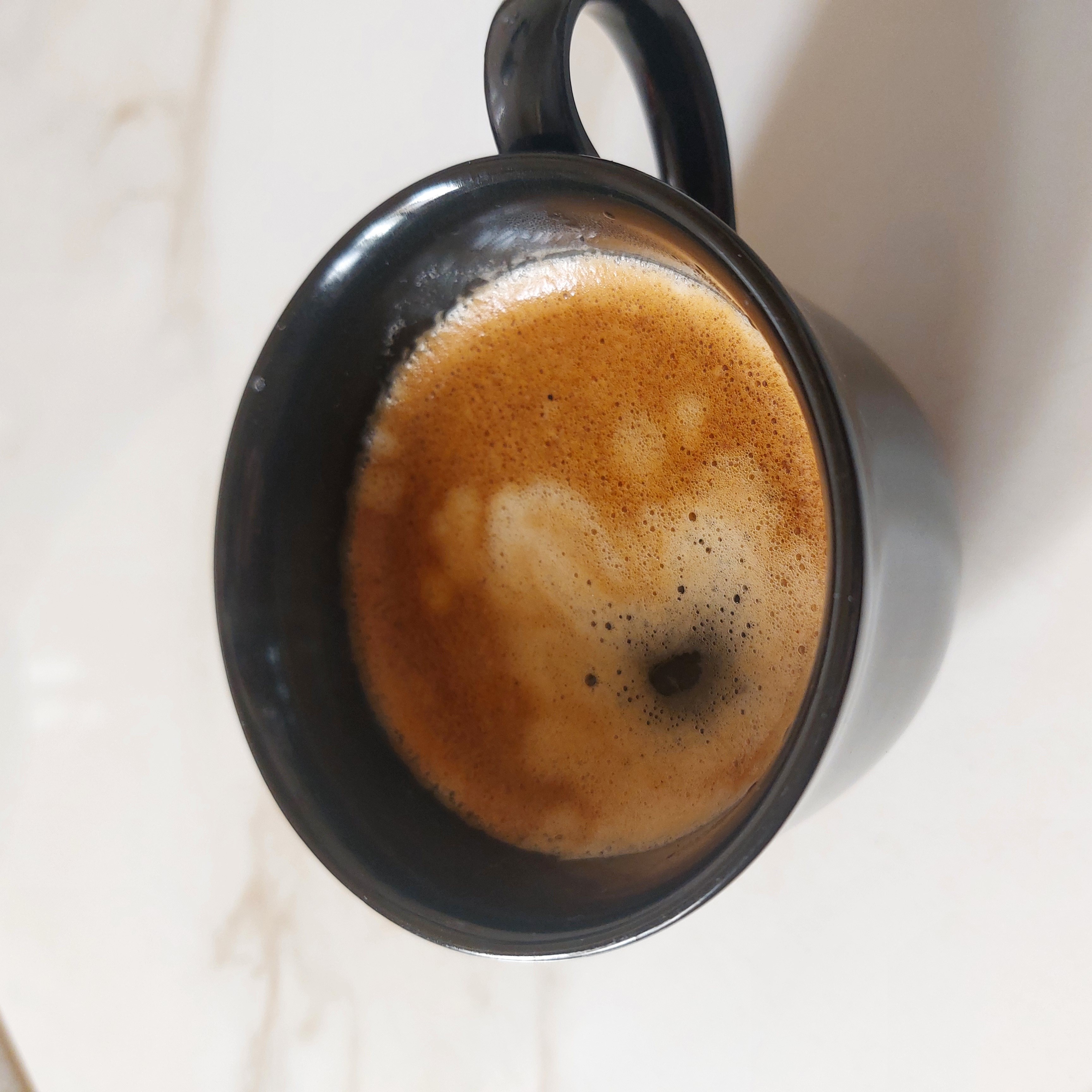 black English mug, 30 years old