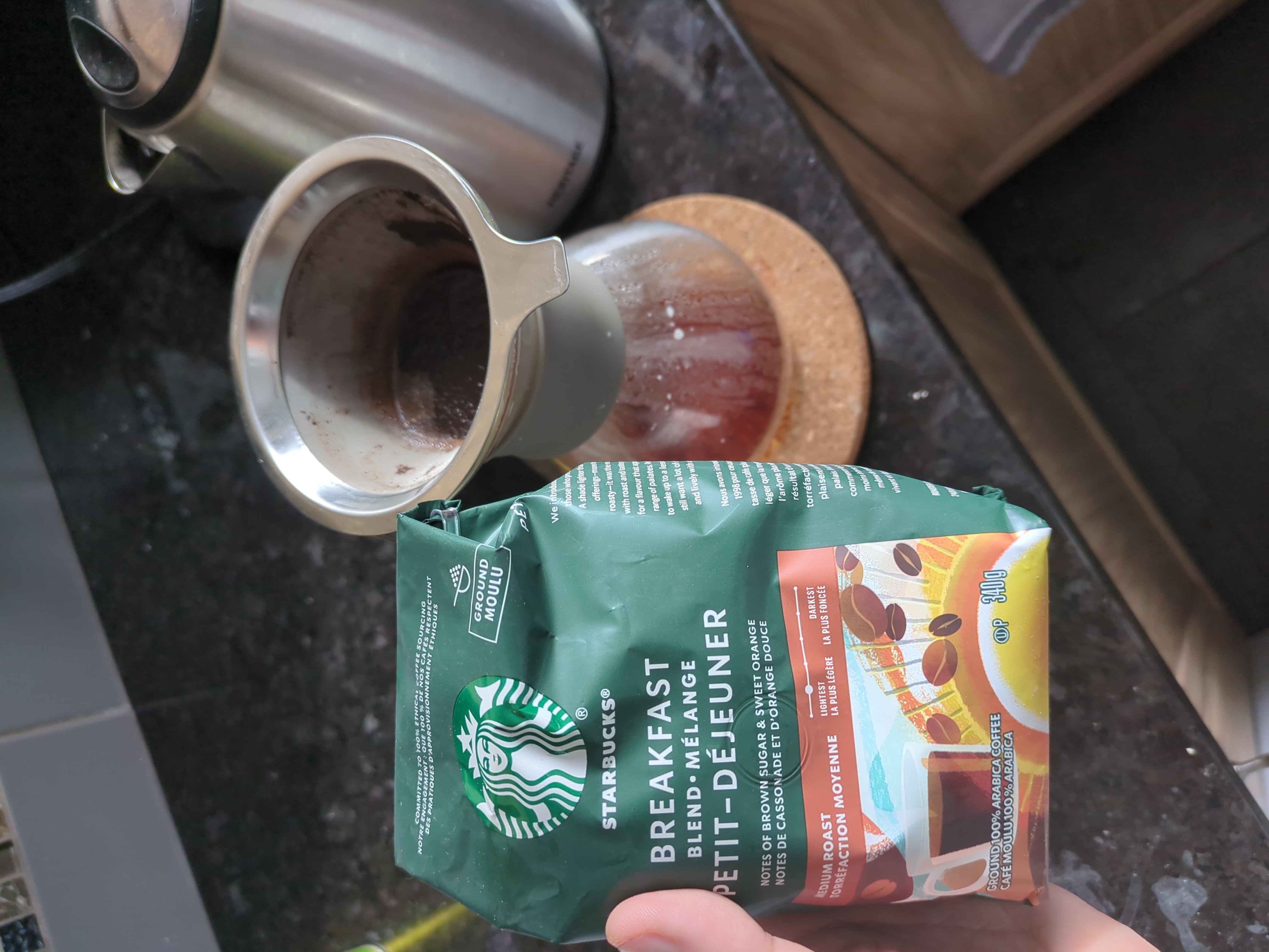 Classic morning coffee taste. 