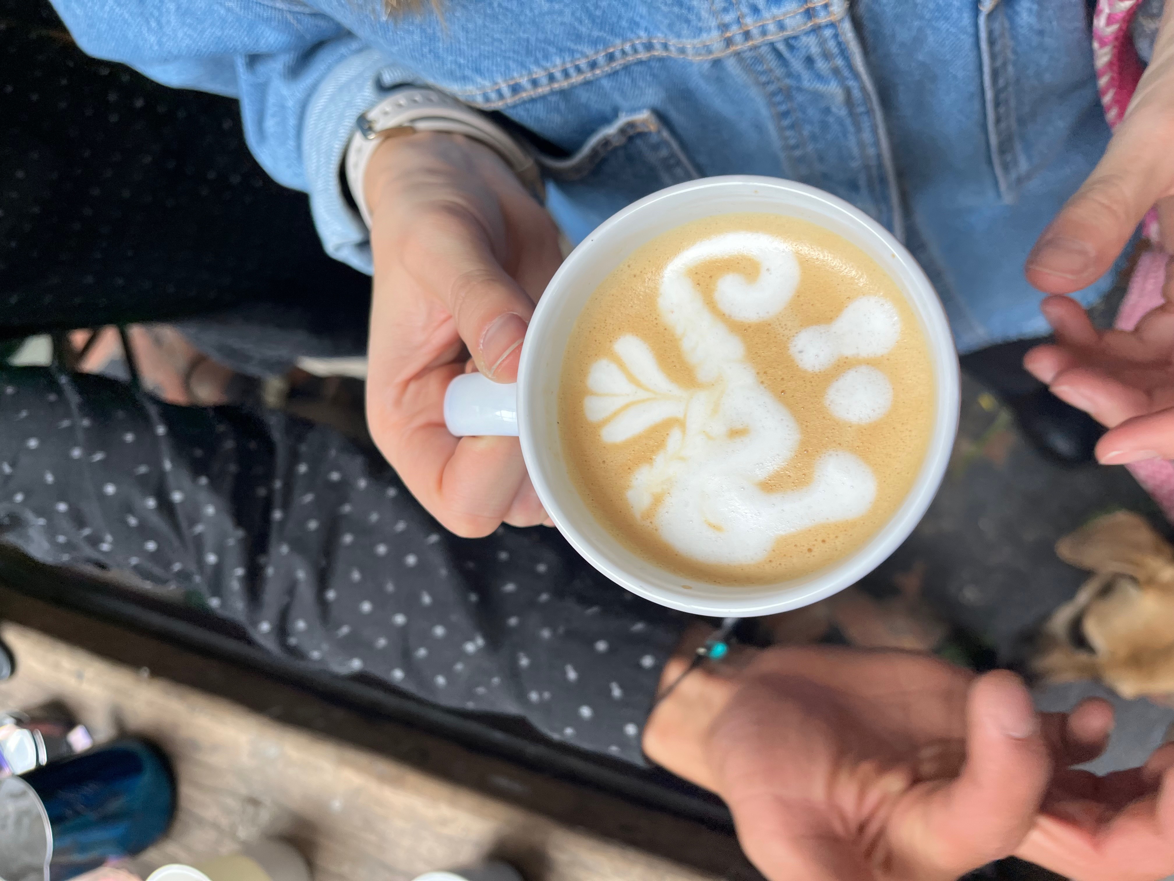 My favorite Latte Art: Seahorse / Mi Arte Latte favorito: el caballito de mar. 