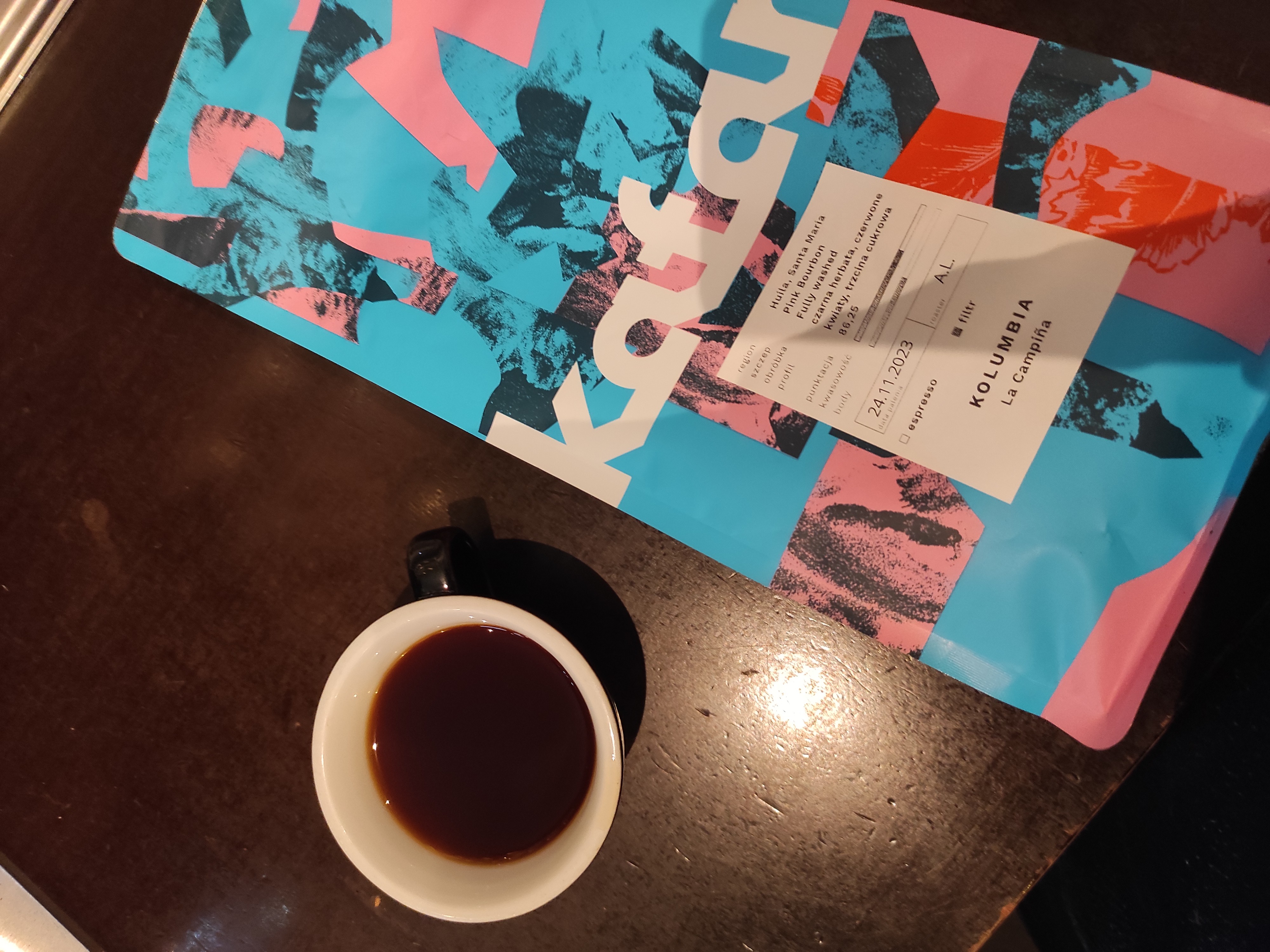 I needed that Colombia in the morning 