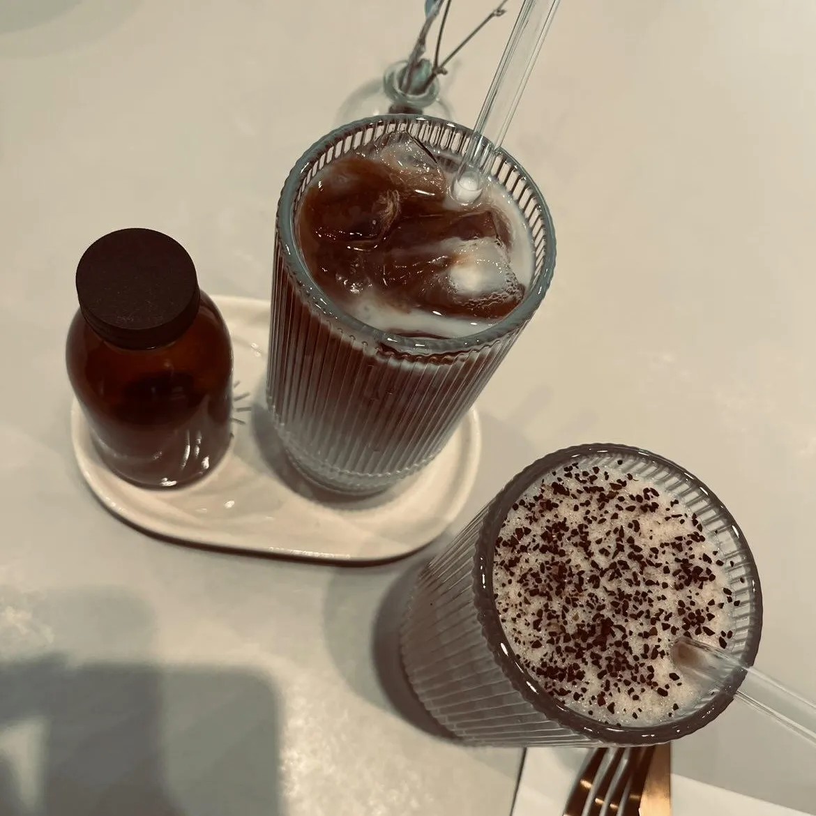 fue cuando salí con mi ex, ella pidió un frappé de caramelo y yo un cold brew, aunque mi favorito es el chai, terminamos hablando de la familia y de nosotros, buen momento 