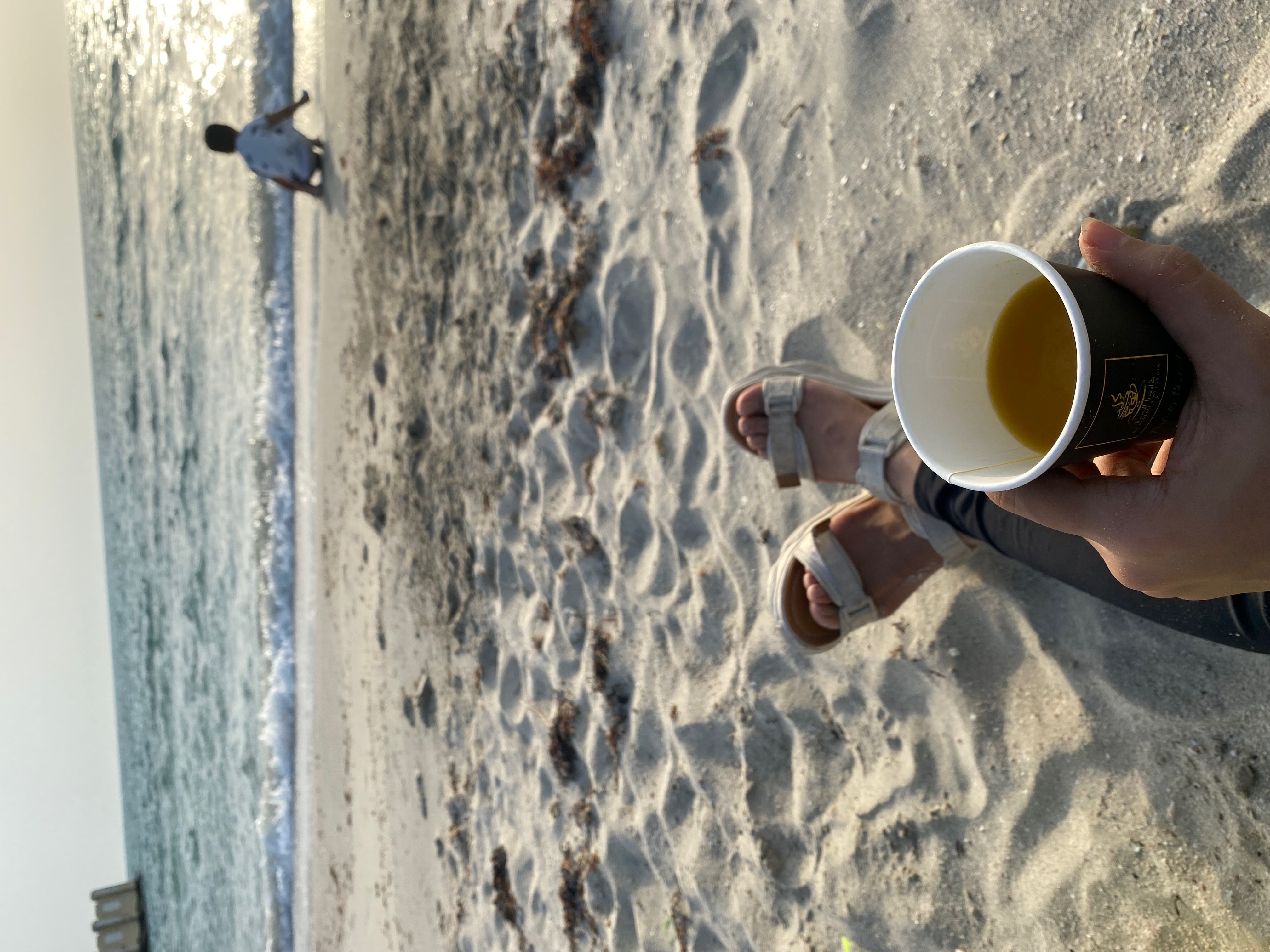 Qatari Coffee for the unique day 😍 behind the sea 😍