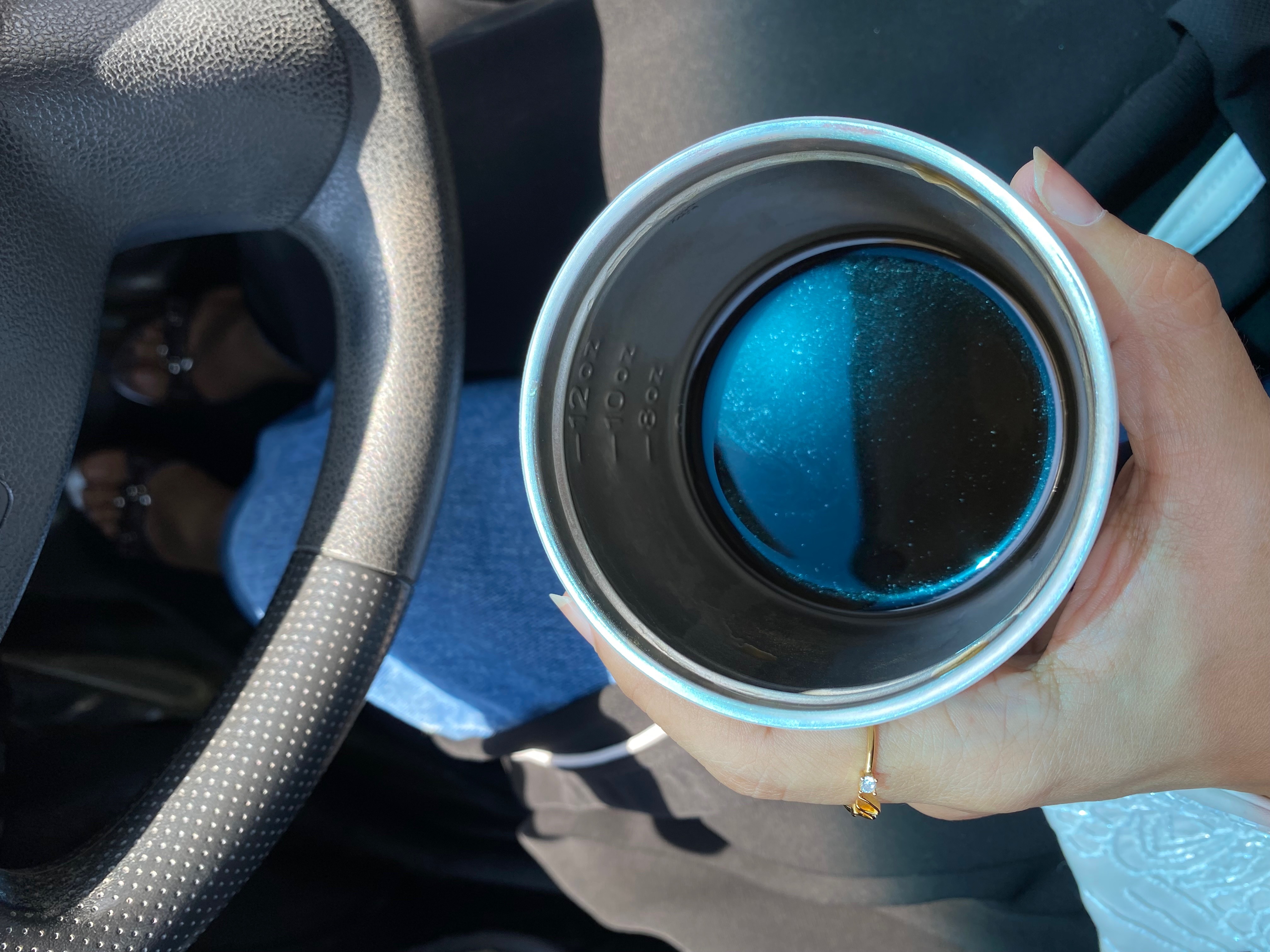 it was 11:30 am and the weather was 45 degrees and I enjoyed my hot Americano ☀️🤣🤣❣️ 