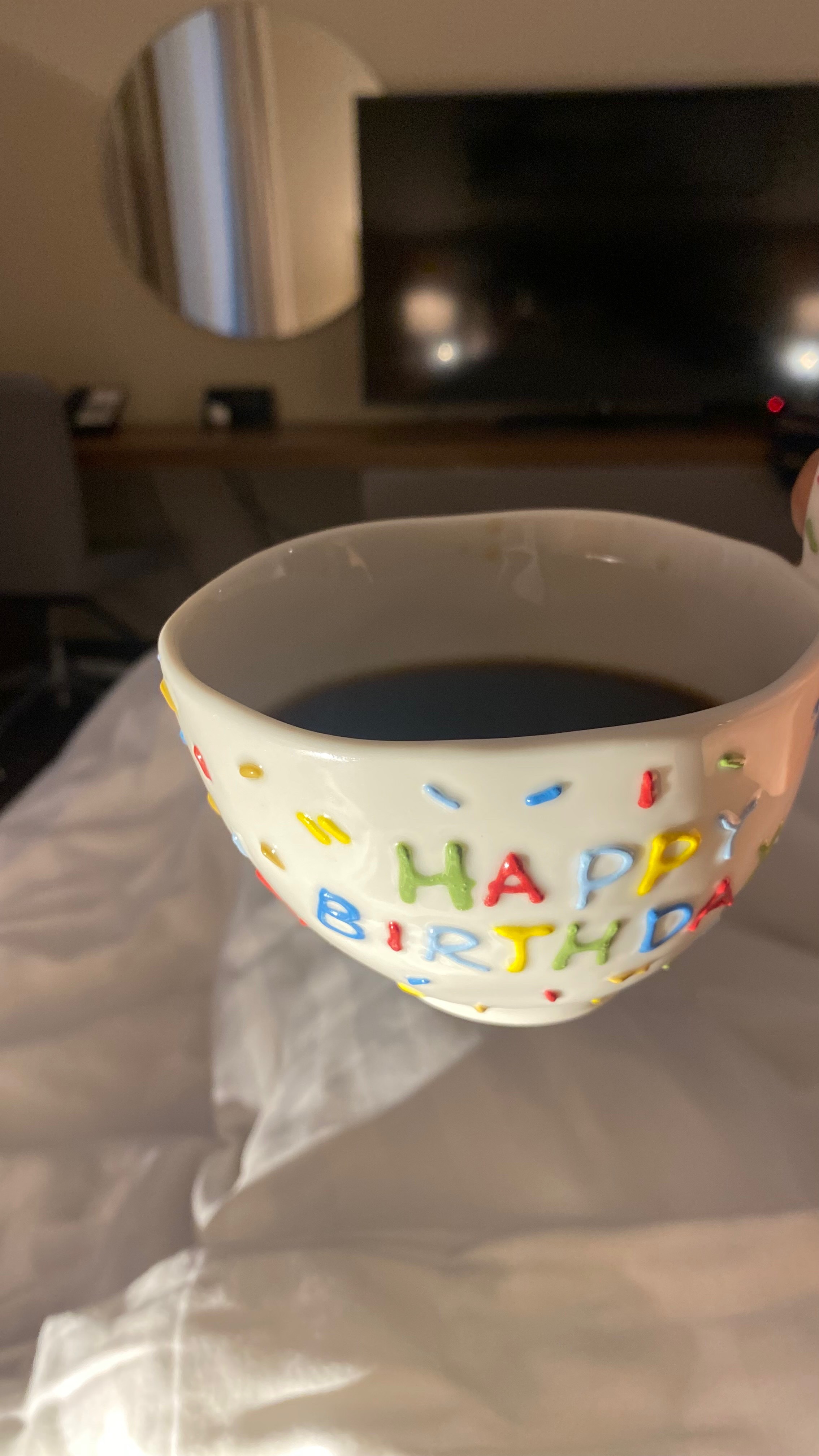 it’s 30 of August 😍❣️ today is my birthday 😍😍🎈🎈🎈🎈🎈 special cup for my special day 😍