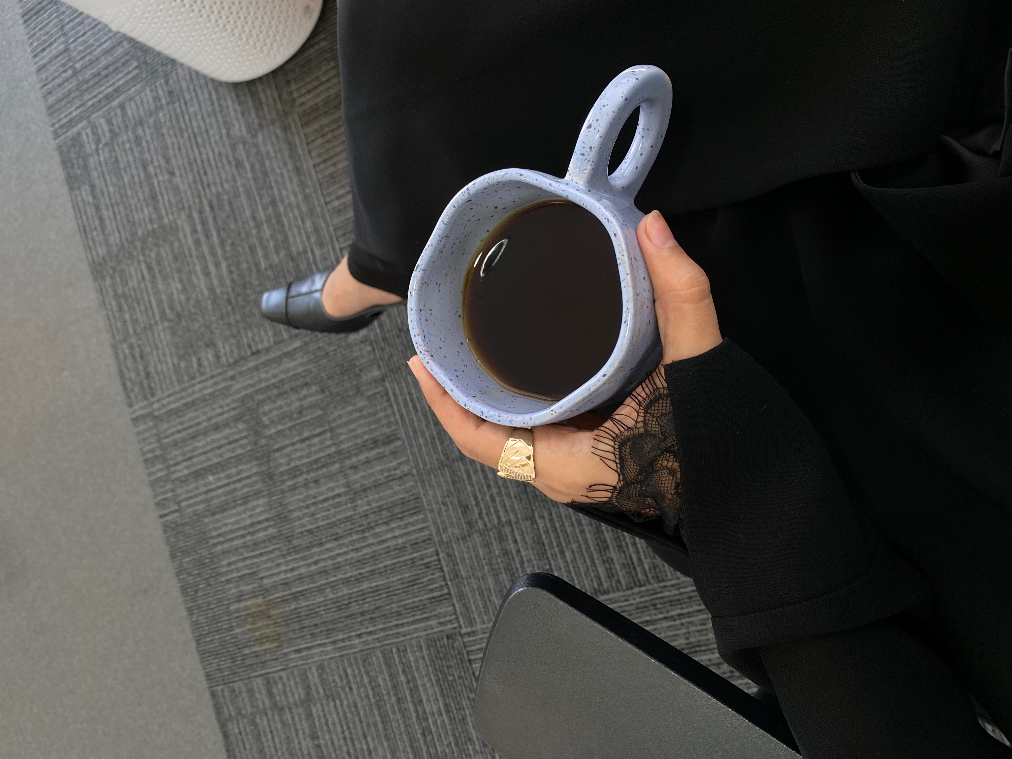 between long meetings we need a huge cup of coffee 🥲