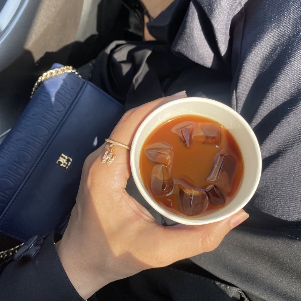 ice coffee season is starting 😵‍💫