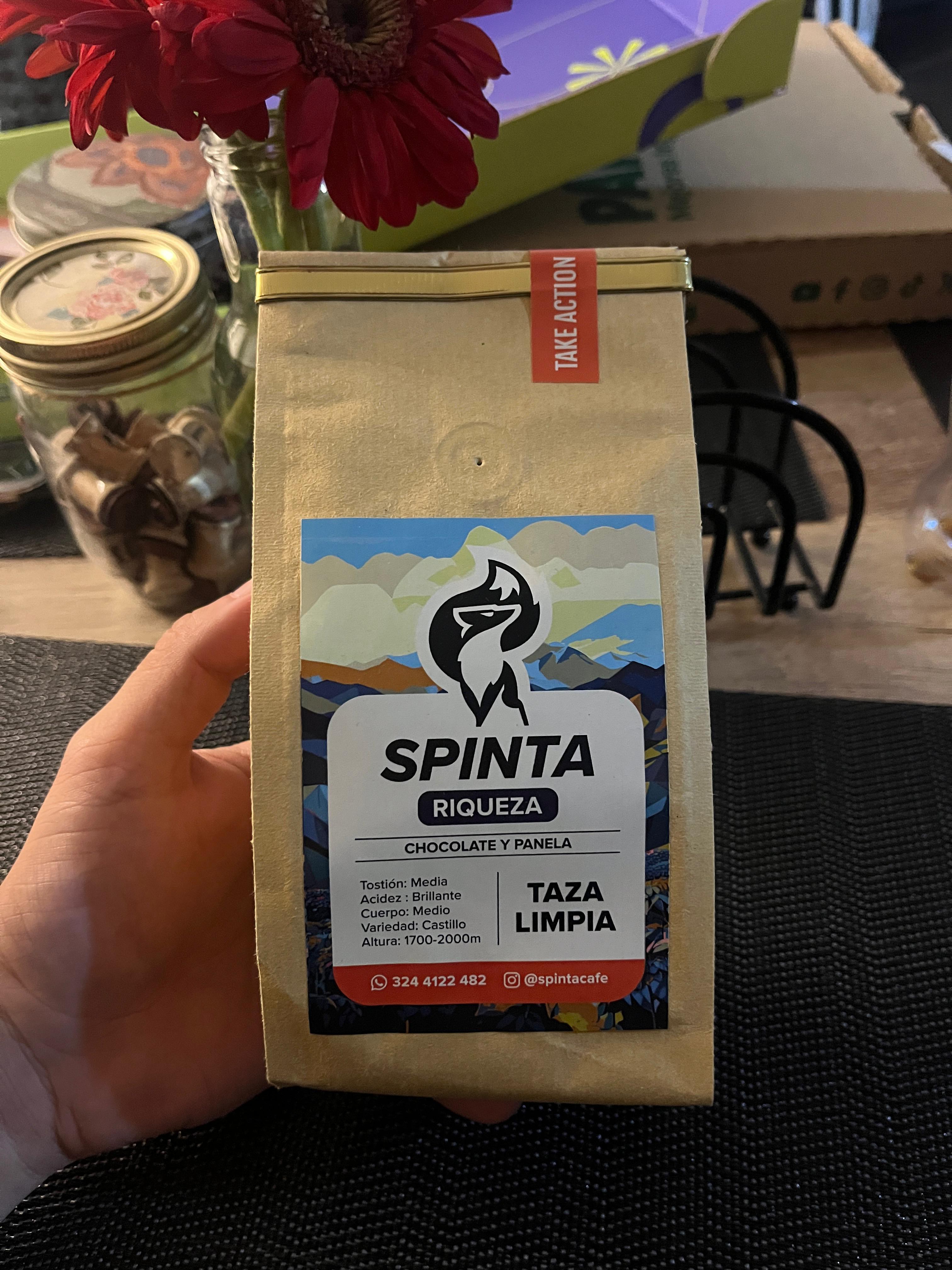 Riqueza es mi café preferido para las mañanas! me encanta tener este tipo de café en mi marca @spintacafe