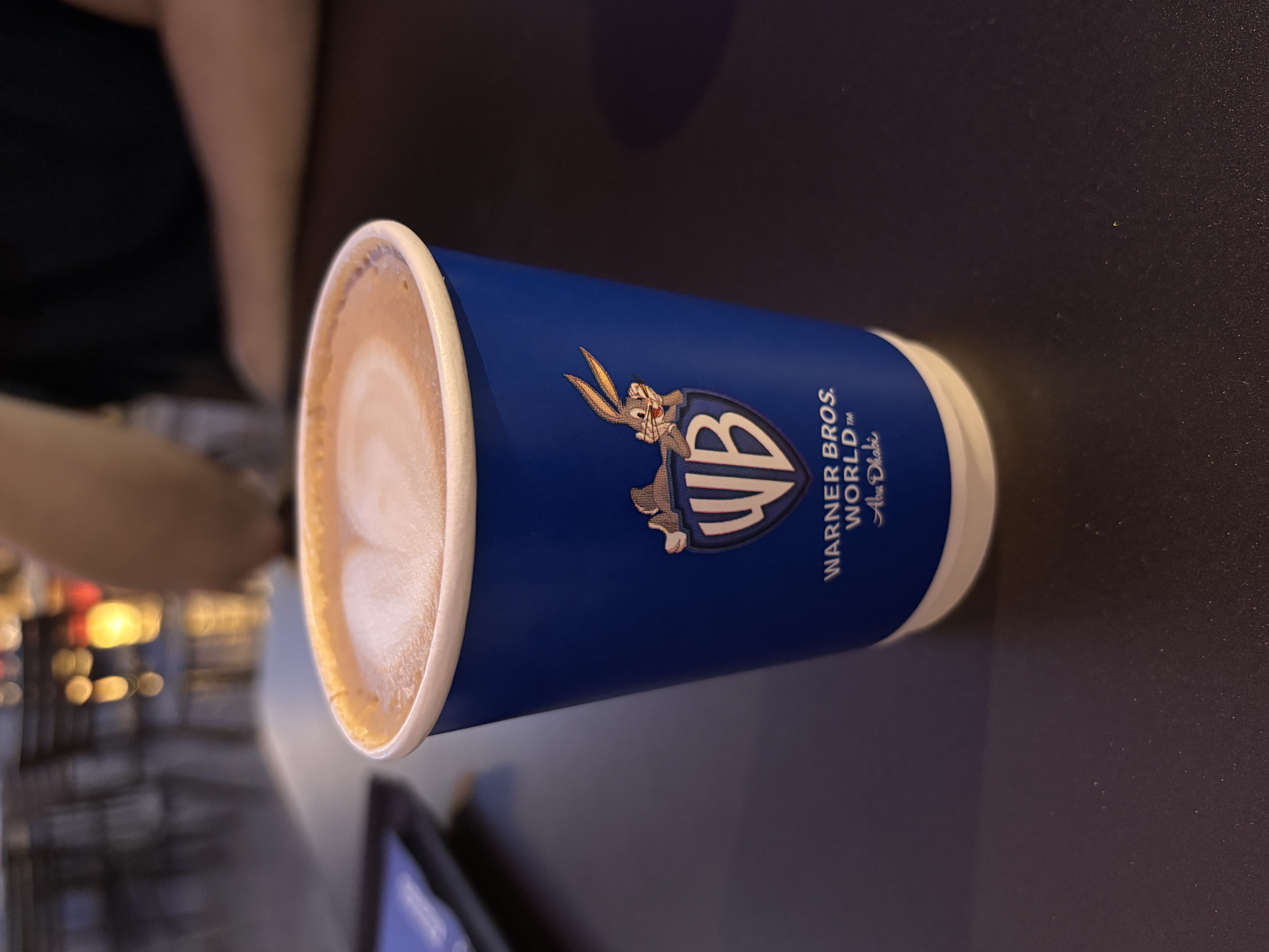 Best Caffé Latte I've ever had 😍🤭Warner Bros. World, Abu Dhabi