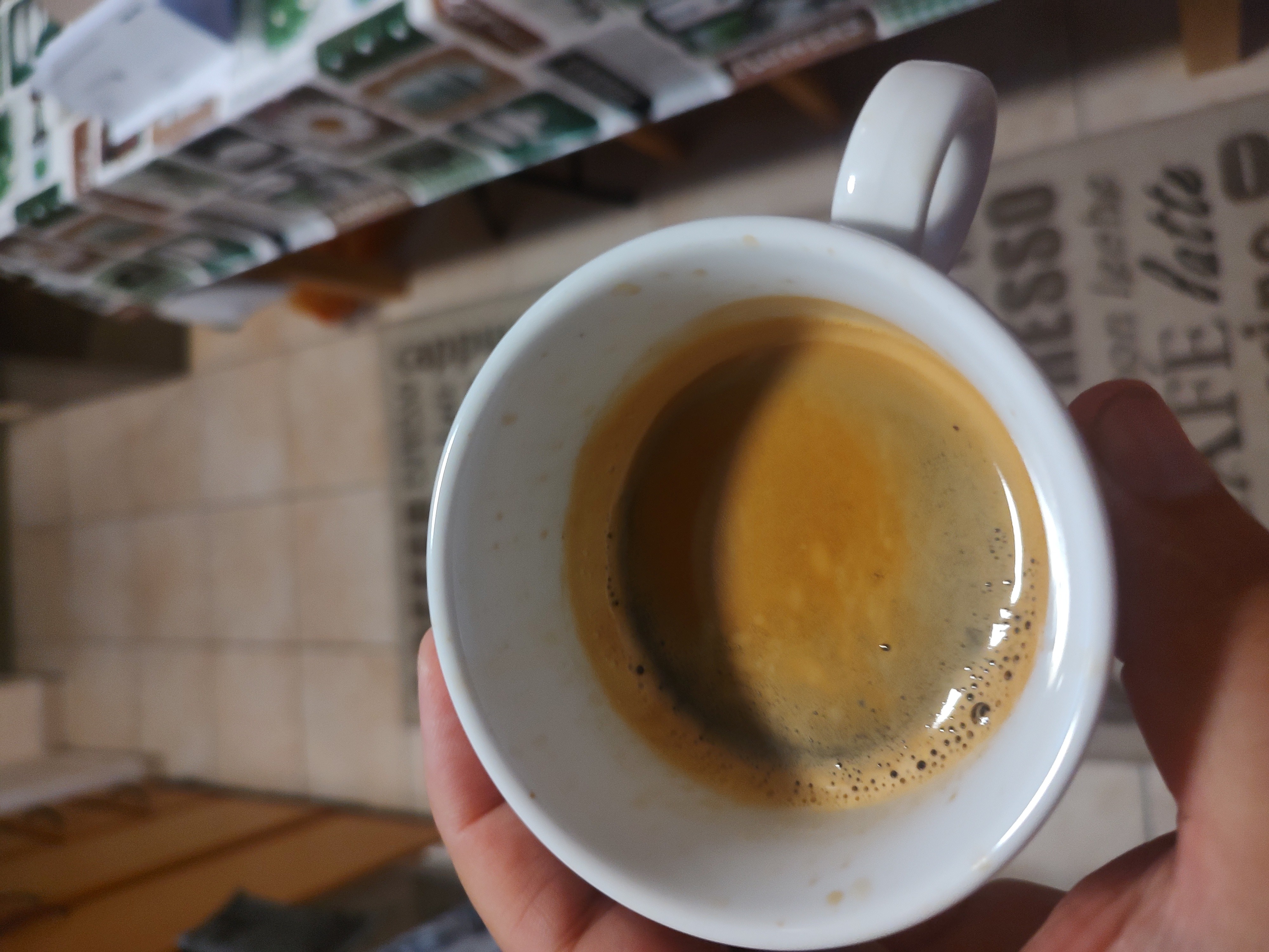 Liquid gold. trying to wake up. 