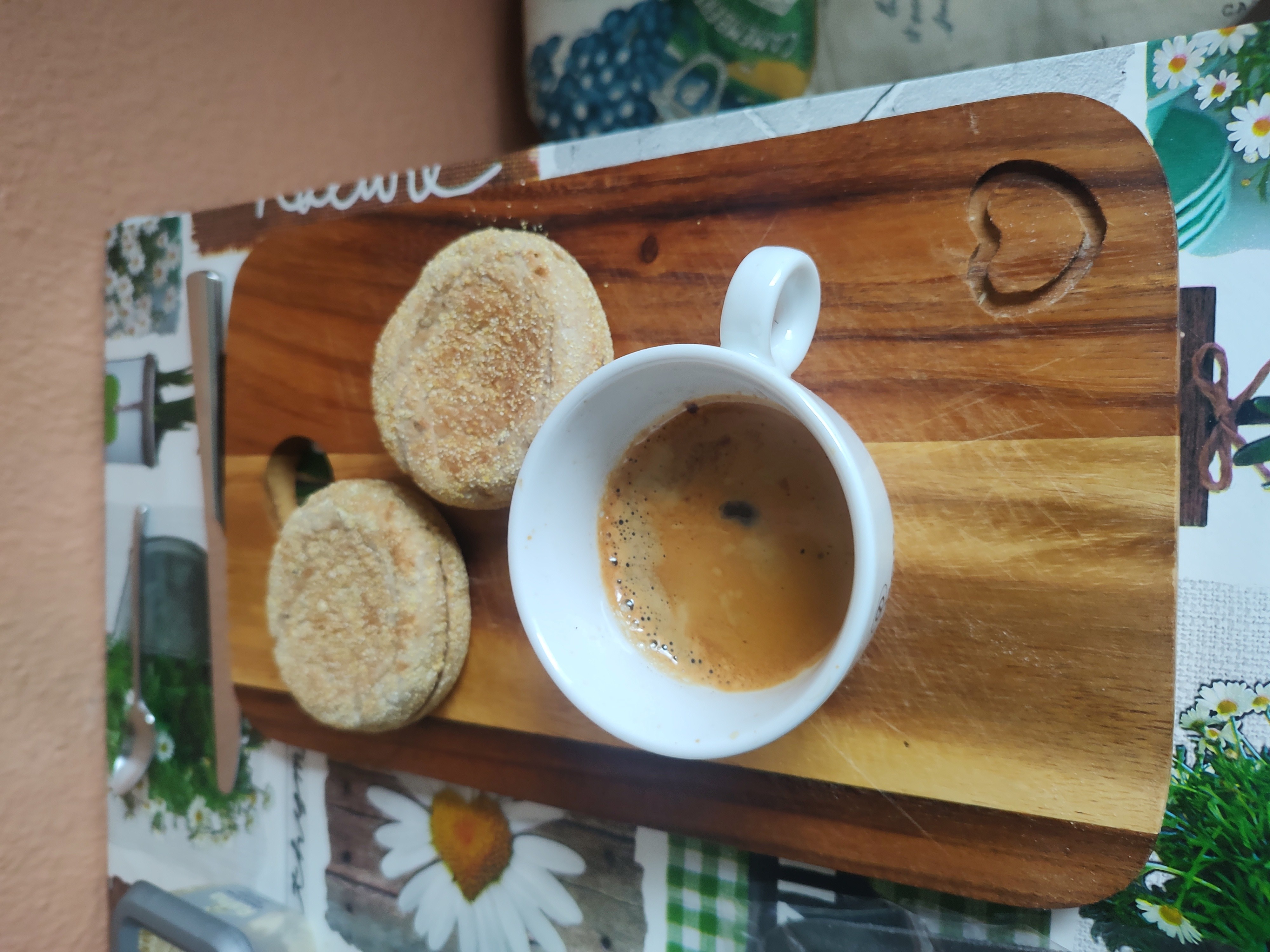 my breakfast. good morning everyone. may your workday be short and your coffee strong. 
