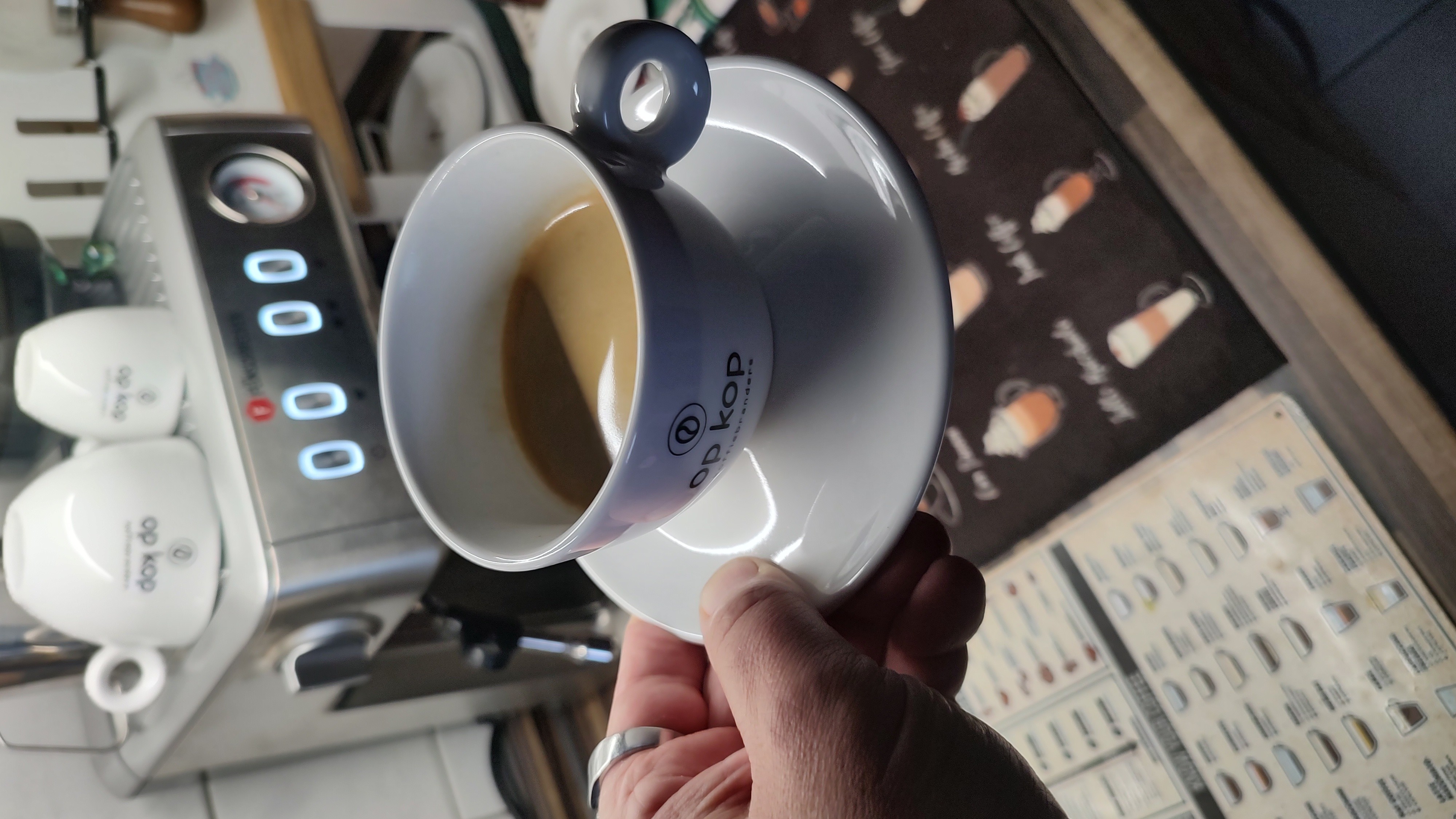 After two days without a homemade coffee (grinder gave up) I enjoy this cup even more.