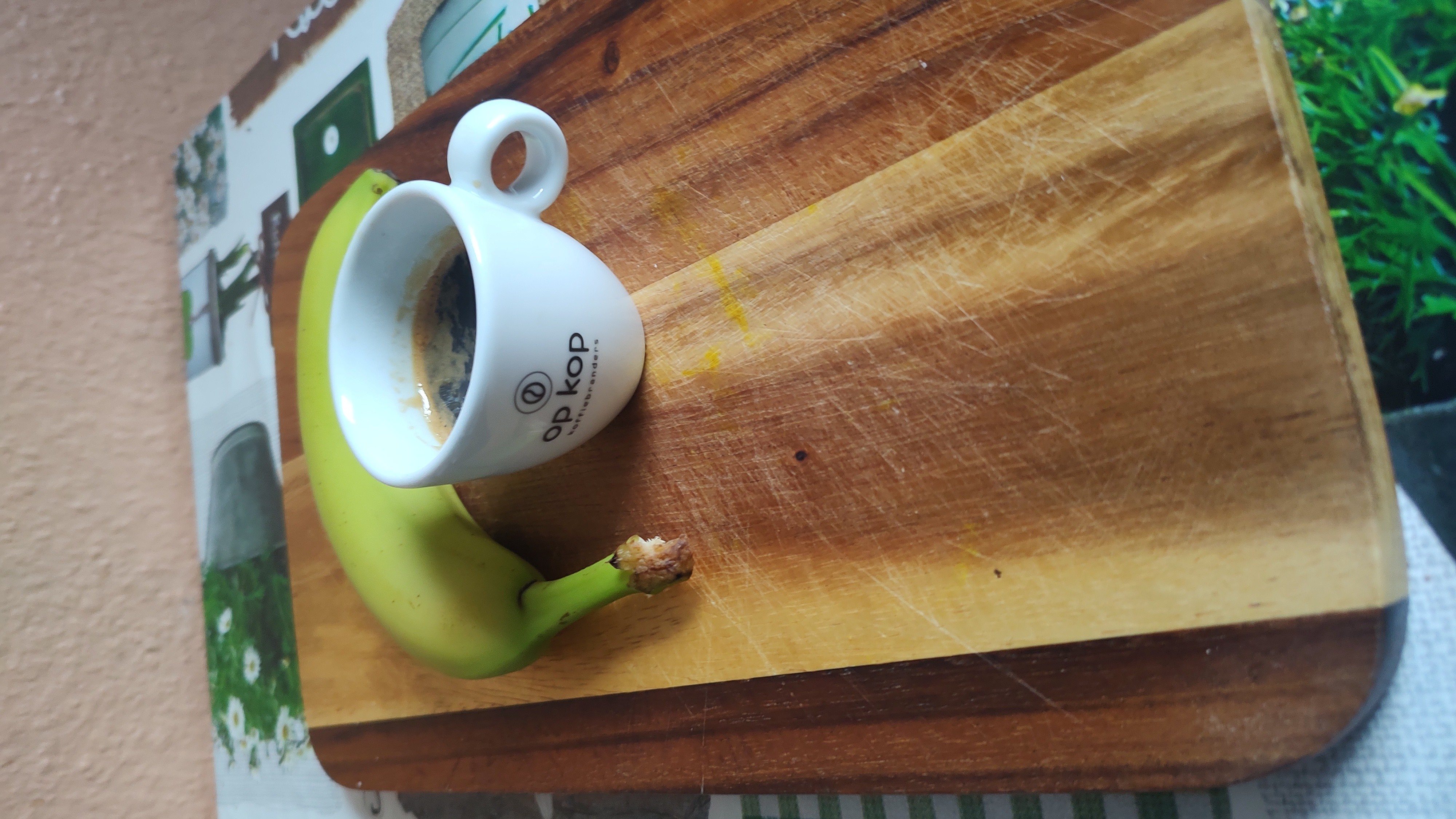 Quick lunch at home between jobs