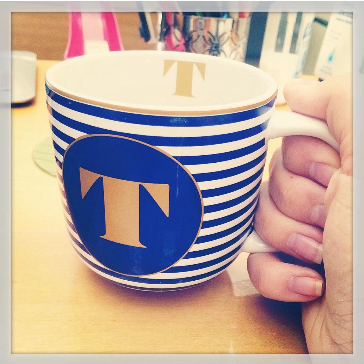 Target Stoneware Monogram