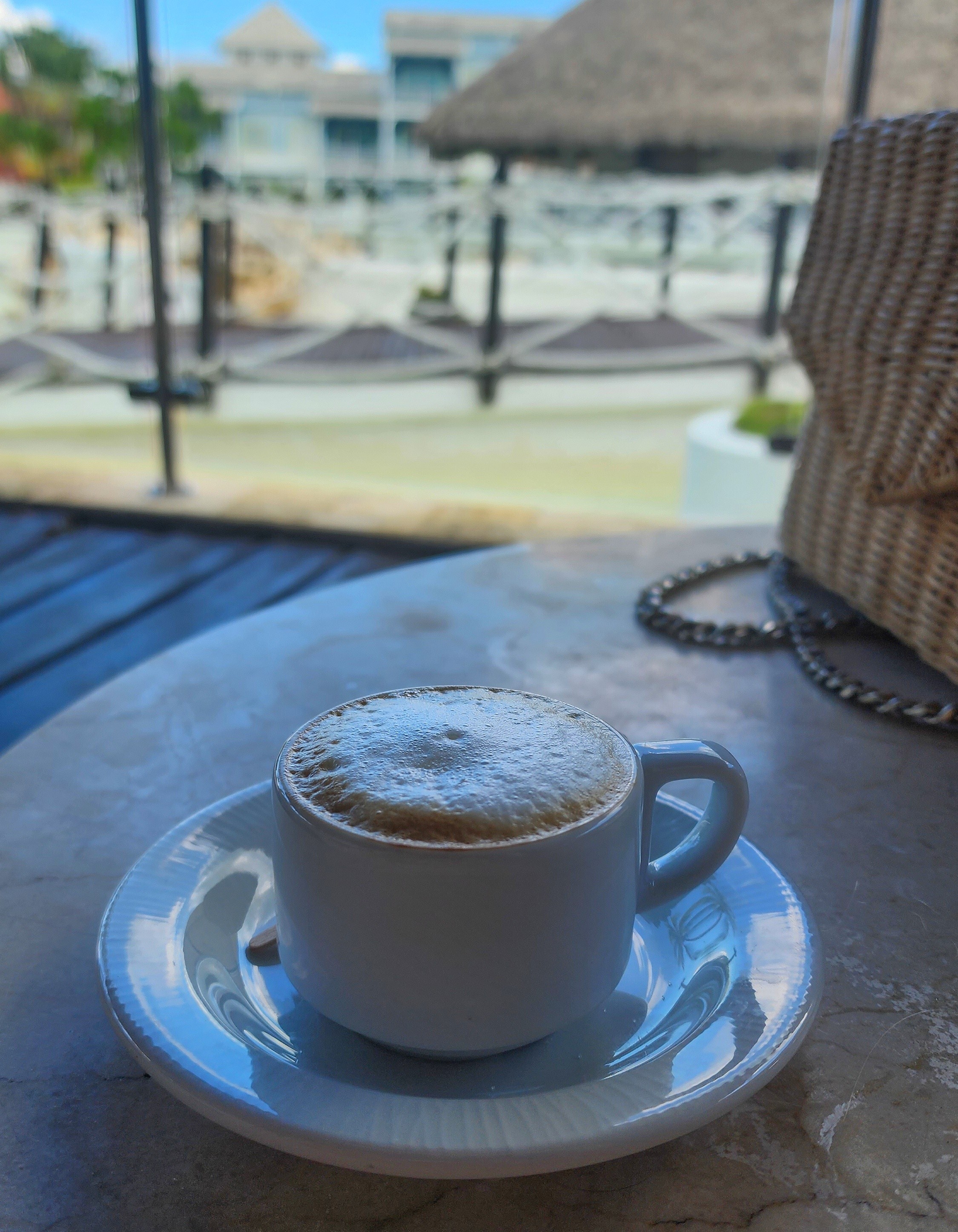 coffee in the beach ☕️✨️