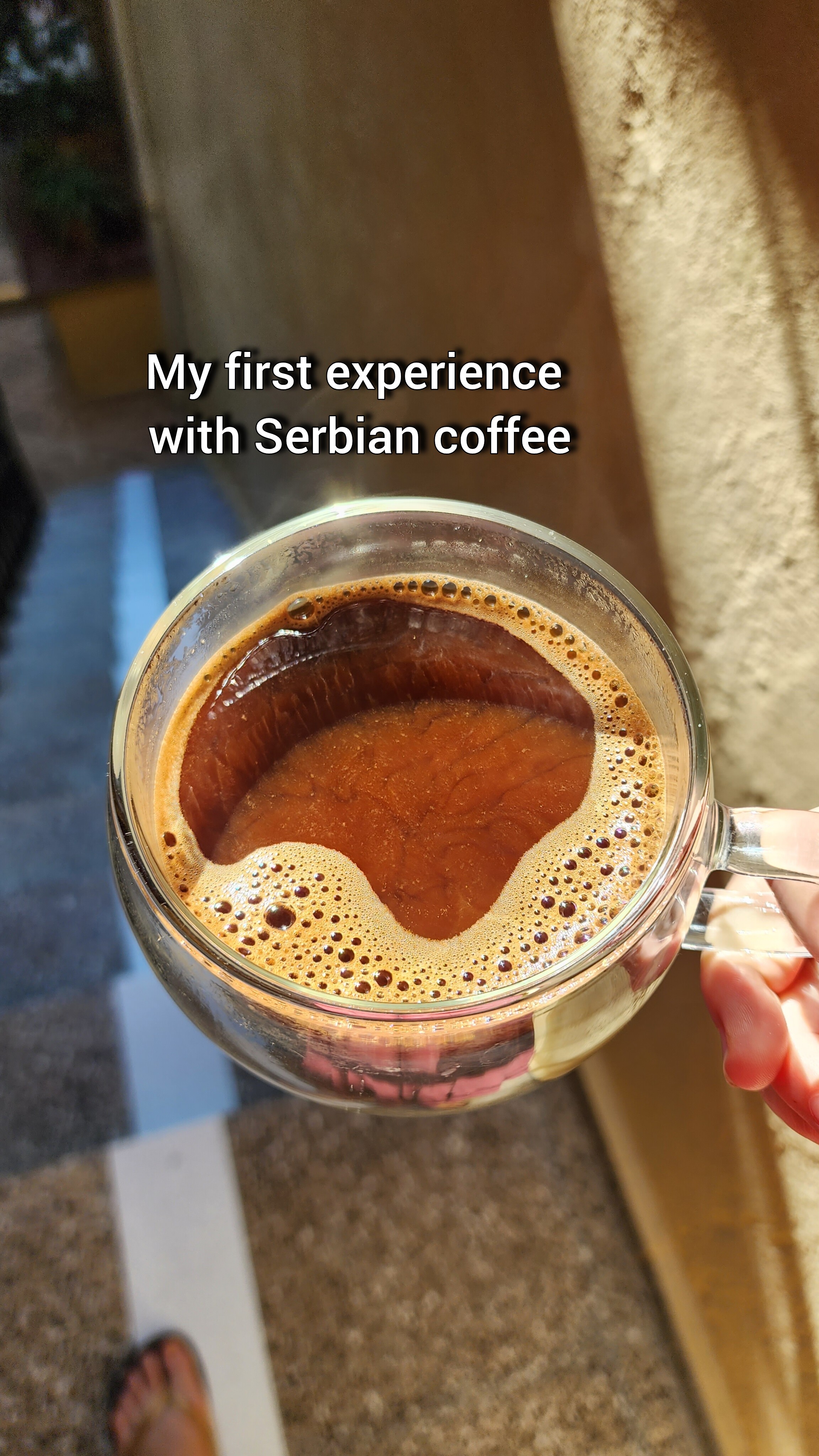 My first time with Serbian Coffee, 