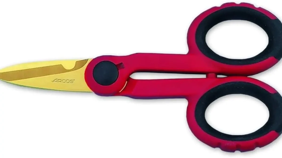 Tijeras seguras de electricista Arcos de 145 mm con mango ergonómico por sólo 7,11€ (-41%)