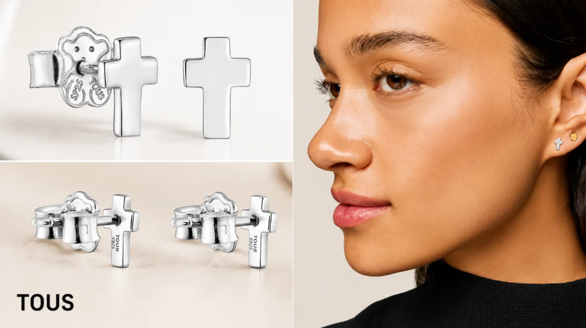 Pendientes de plata TOUS con cruz: un diseño elegante y simbólico para mujer por sólo 29€ con envío gratis (-41%)