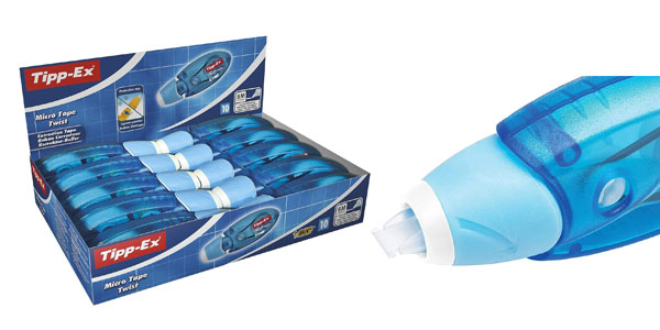 pack de 10 unidades de cinta correctora Tipp-Ex Micro Tape 8 m x 5 mm por sólo 17,29€ (-28%)