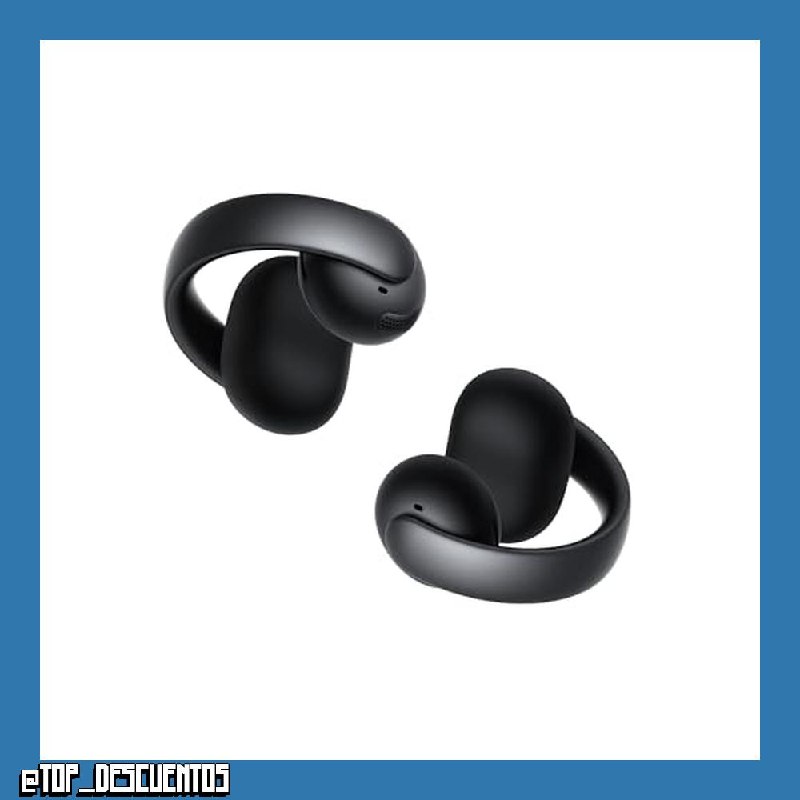 soundcore AeroClip by Anker, Auriculares de Oreja Abierta, Auriculares de Clip, Comodidad adaptativa, Llamadas claras con 4 micrófonos e IA, Ajuste Estable, Controladores de 12 mm para un Sonido