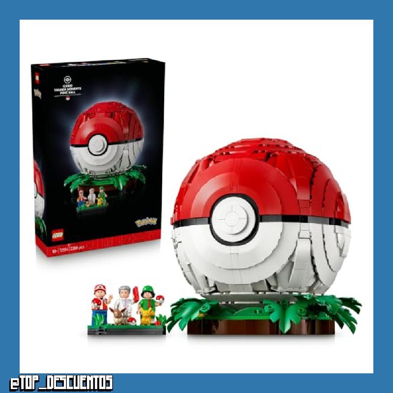 LEGO Pokémon Poké Ball: Grandes Momentos del Entrenador – Kit de Construcción para Adultos con Figuras de Pikachu y Eevee y 3 Minifiguras – Decoración Gaming – Regalo Gamer Coleccionable – 72154