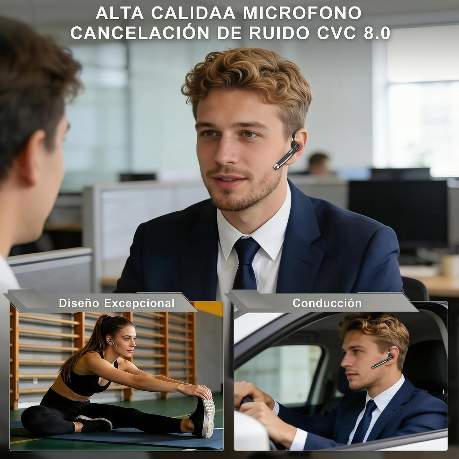 Auriculares Bluetooth Mono Profesionales V6.1 por 10,49€ en Amazon
