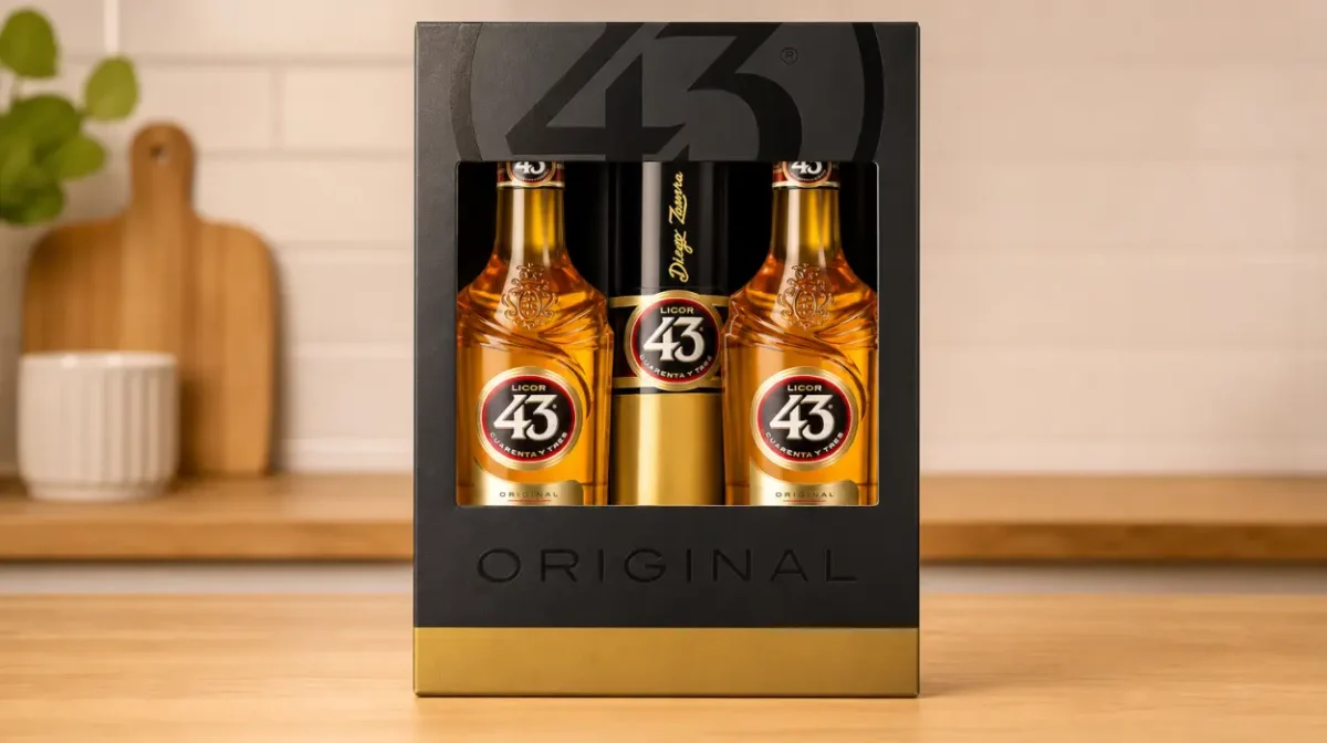 Licor 43 Original de 700 ml con 2 mini botellas de regalo por sólo 11,99€ (-22%)