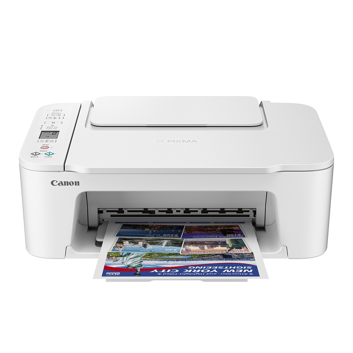 Canon - Impresora Multifunción 3 en 1 Canon PIXMA TS3751i, alimentación de papel posterior y WiFi. Compatible con PIXMA Print Plan.