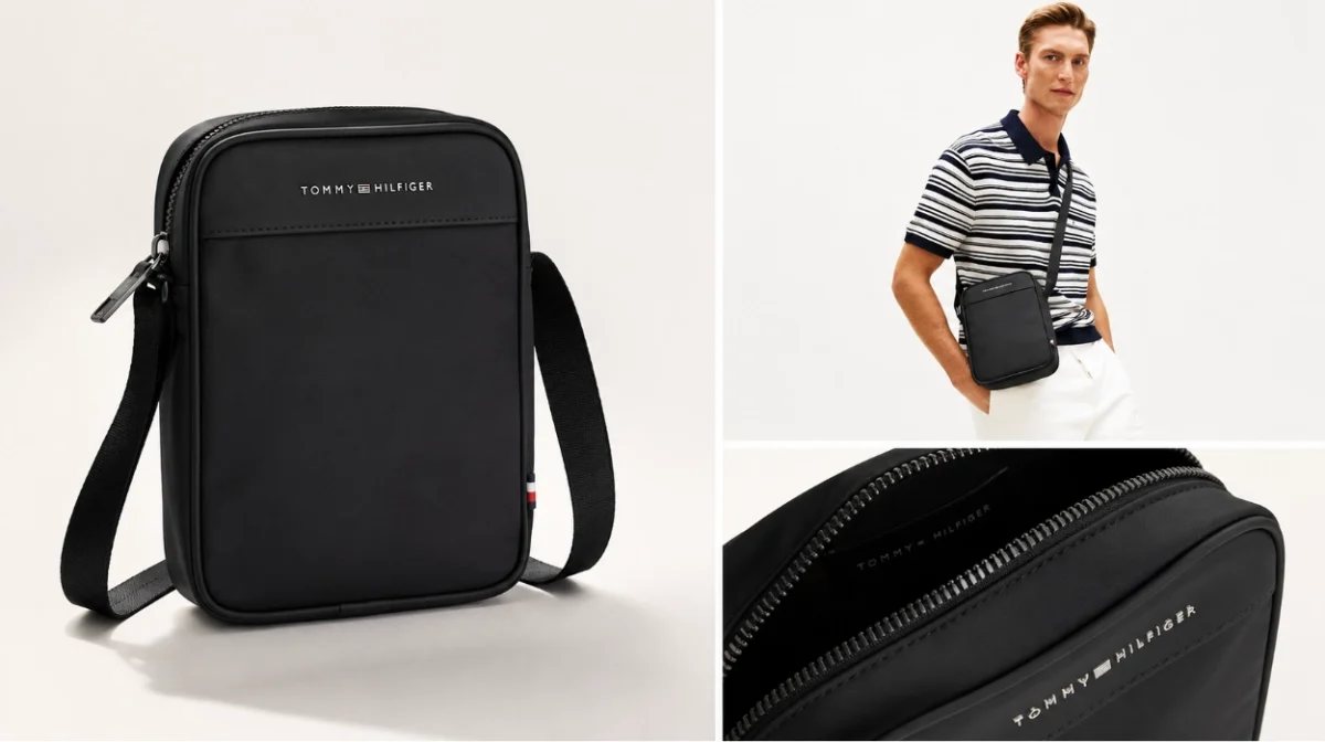 Bolso Tommy Hilfiger Repreve Mini Reporter para hombre por sólo 40,60€ con envío gratis (42% de descuento)