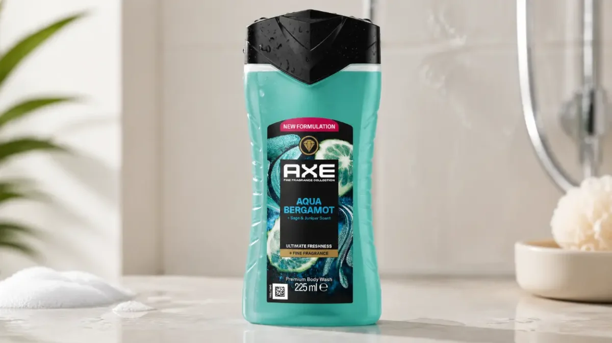 Gel de ducha Axe de bergamota de 225 ml por sólo 2,61€ (-42%)