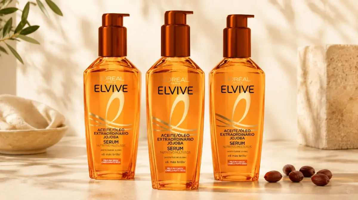 Pack x3 Aceite sublicamor de cabello L'Oréal Paris Elvive de Jojoba con 3x2 por sólo 15,98€ (-48%)