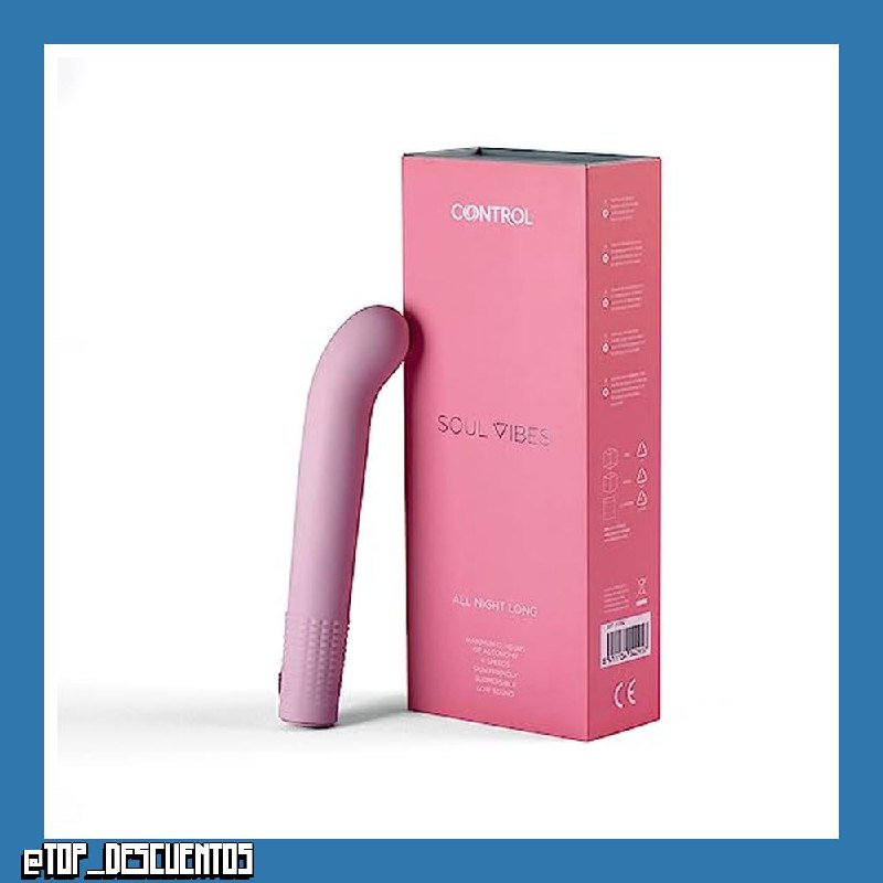 Control All Night Long Juguete Sexual Vibrador Vaginal de Calidad, Cabezal Giratorio, 6 Niveles de Vibración, Silicona Suave al Tacto, Resistente al Agua