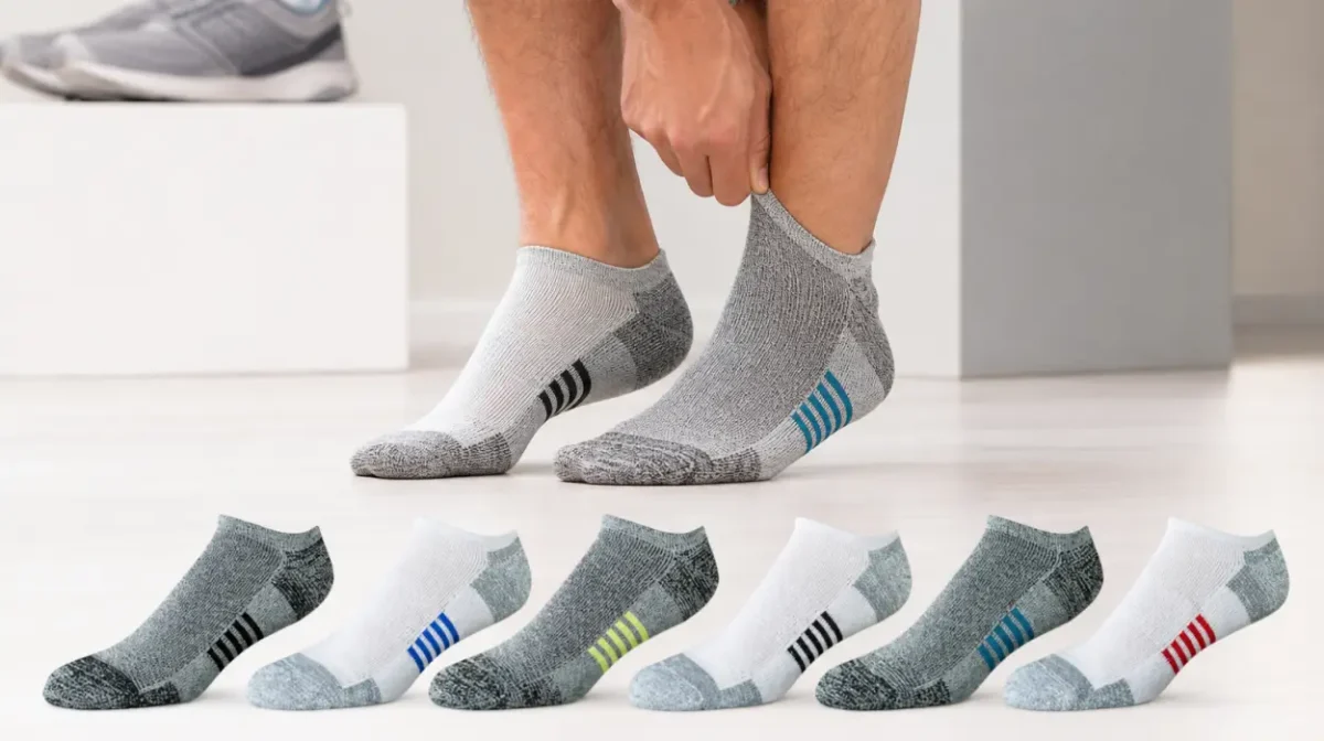Pack x6 pares de Calcetines Amazon Essentials acolchados para hombre por sólo 4,20€ (-27%)