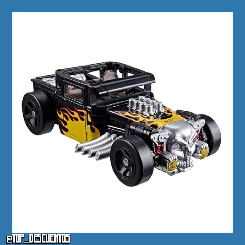 Transformers Collaborative, Hot Wheels, Figura Convertible de Bone Shakerä
