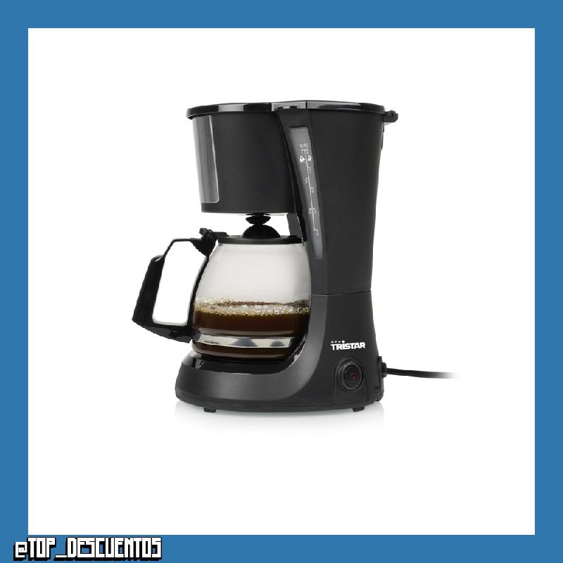 Tristar Cafetera de filtro - 750 ml - Para 6 tazas - Sistema antigoteo y mantenimiento del calor - 600 W - CM-1281