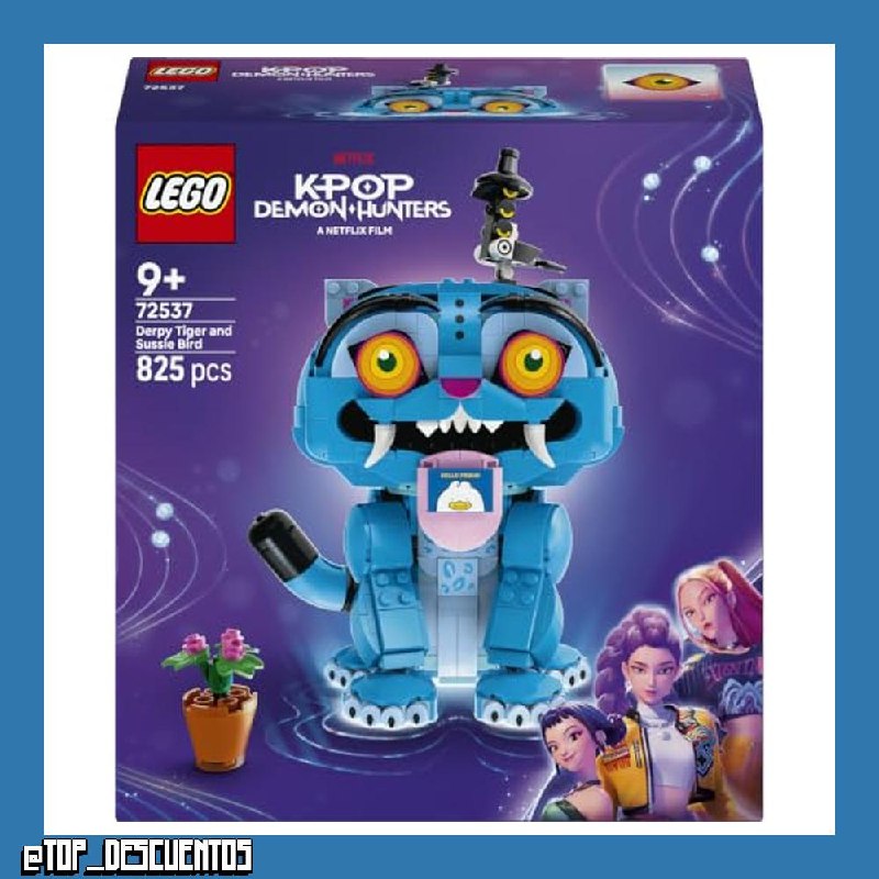 LEGO KPop Demon Hunters Derpy Tiger y Sussie Bird 72537
